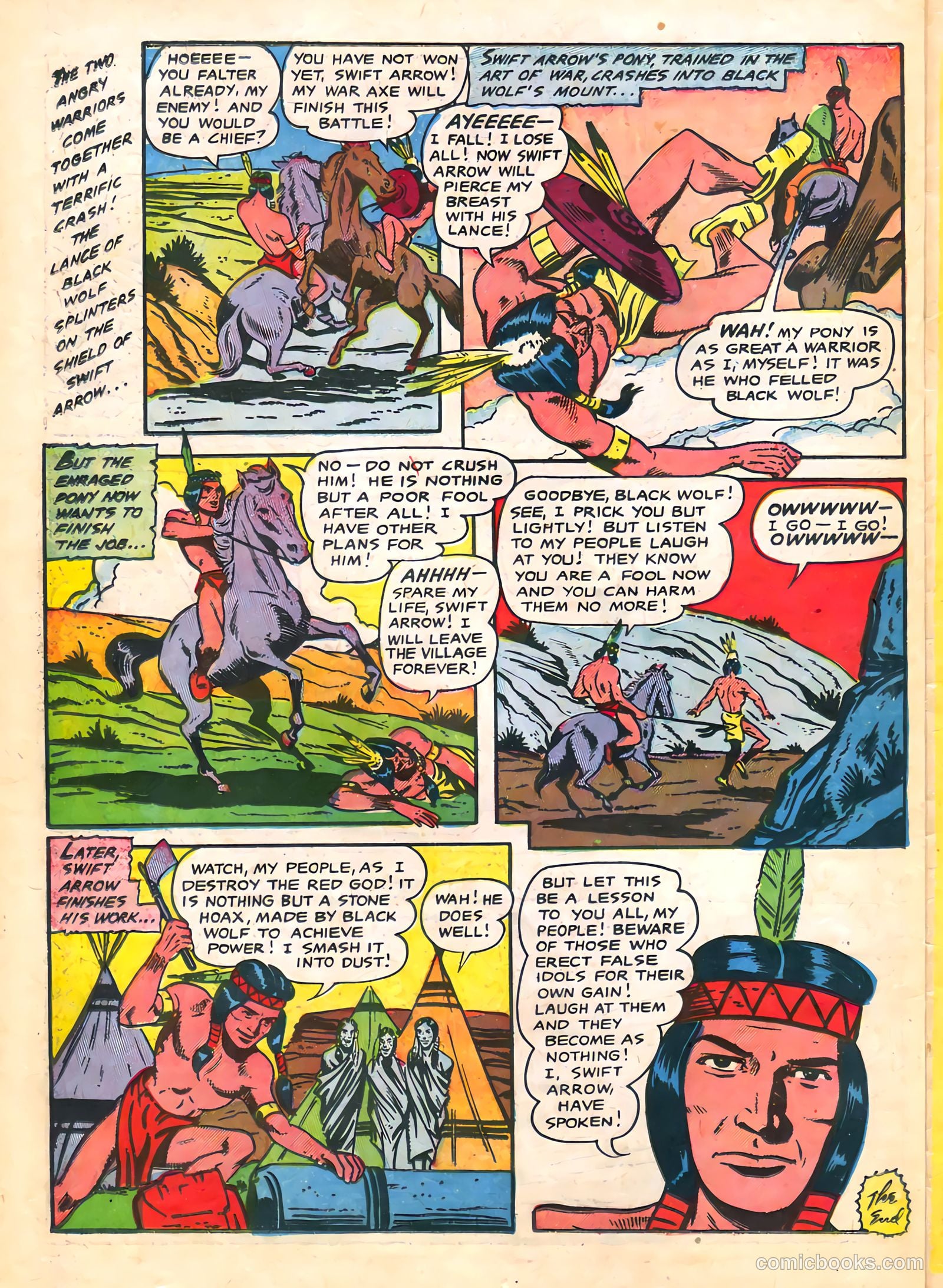 The Lone Rider #21 (1954) — page 24 of 36