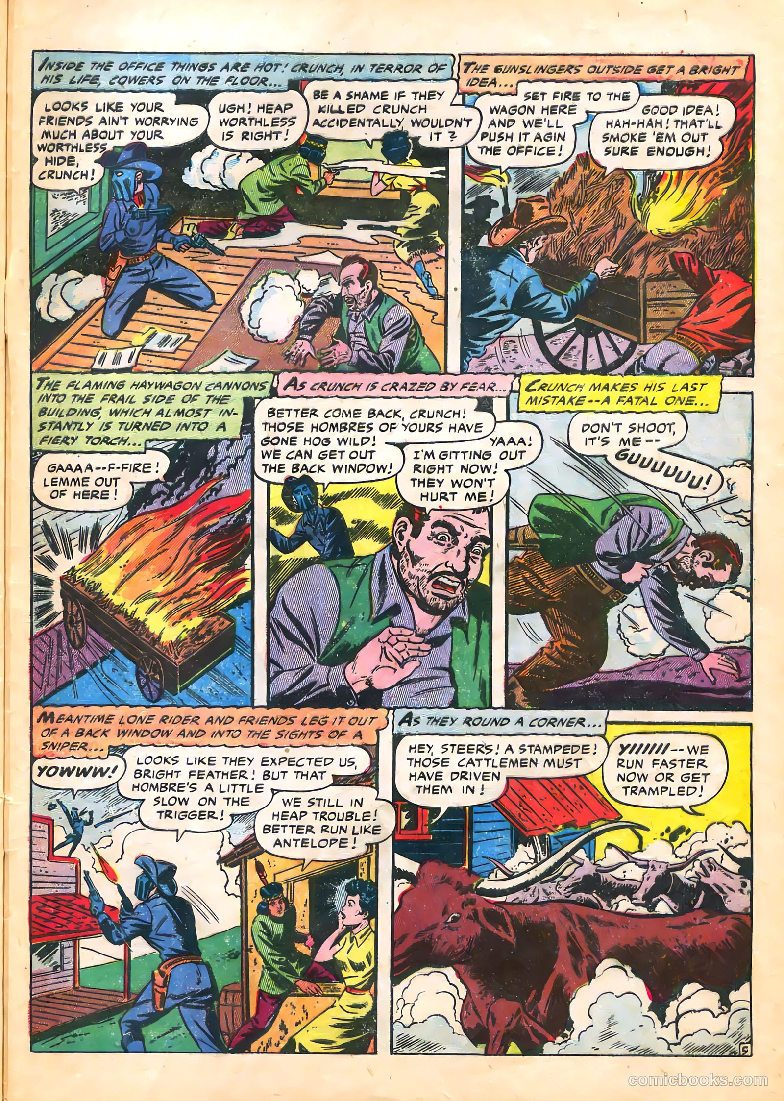 The Lone Rider #21 (1954) — page 31 of 36