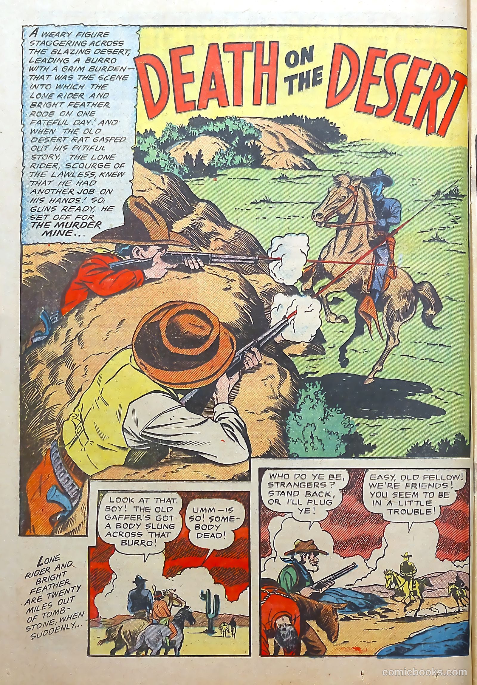 The Lone Rider #22 (1954) — page 12 of 36