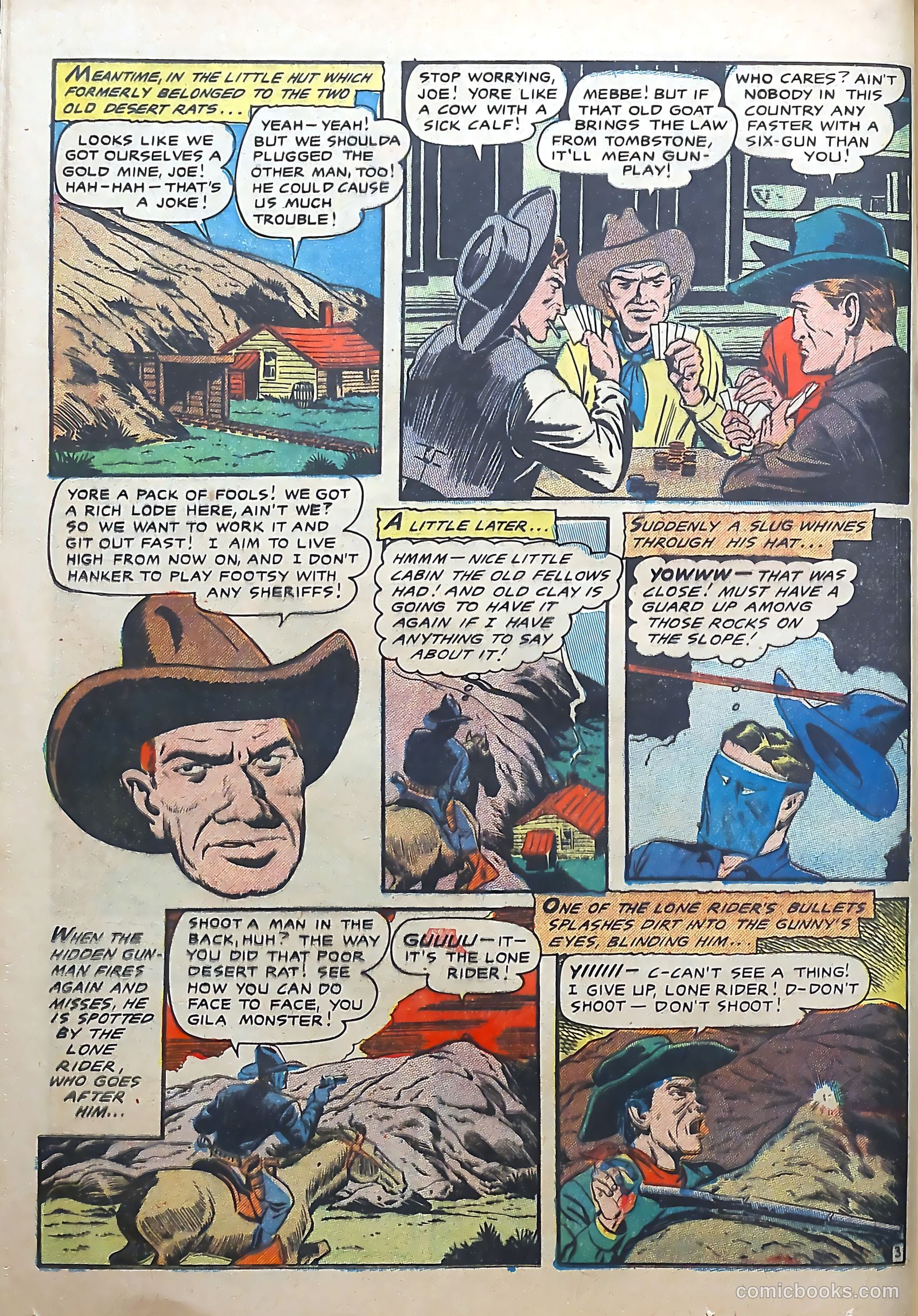 The Lone Rider #22 (1954) — page 14 of 36