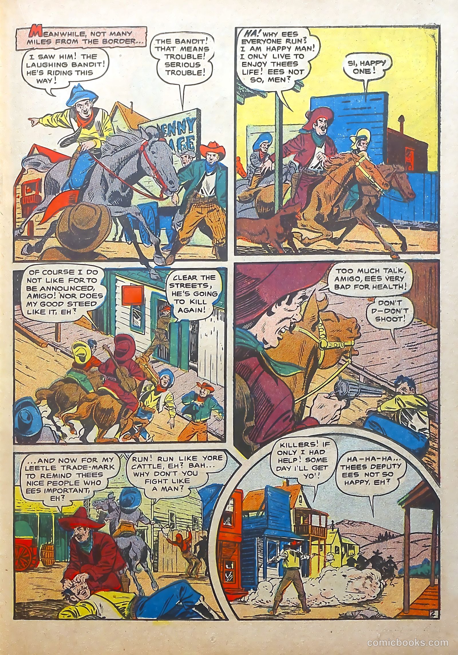 The Lone Rider #22 (1954) — page 19 of 36