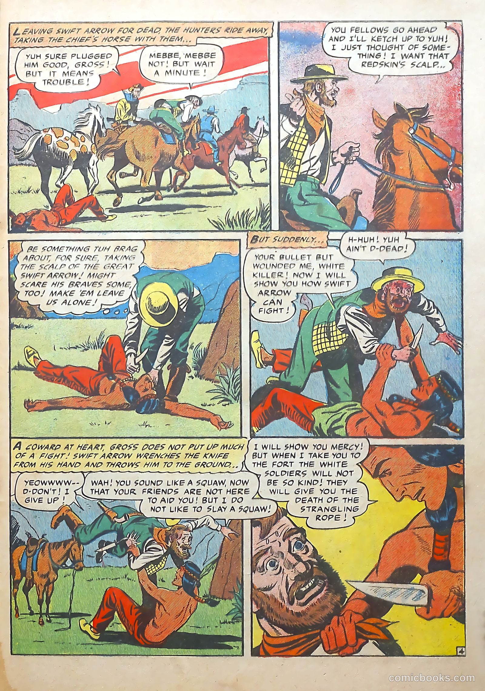 The Lone Rider #22 (1954) — page 33 of 36
