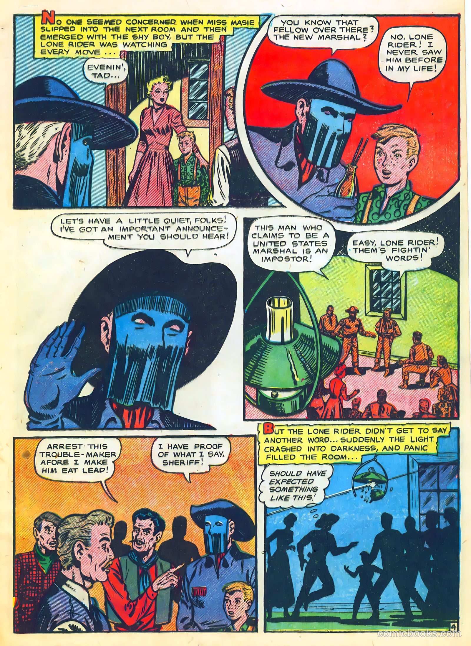 The Lone Rider #23 (1954) — page 7 of 36