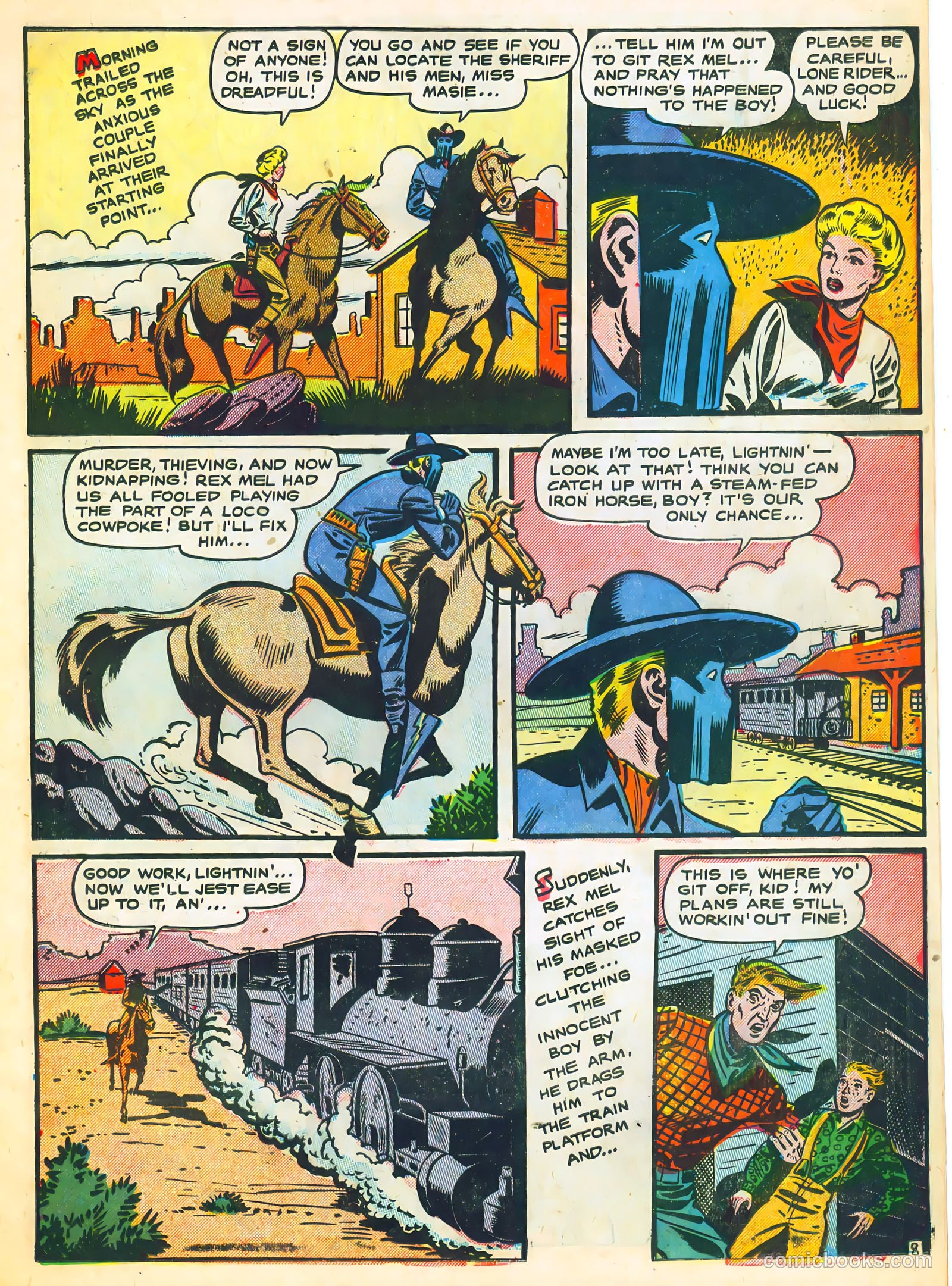 The Lone Rider #23 (1954) — page 11 of 36