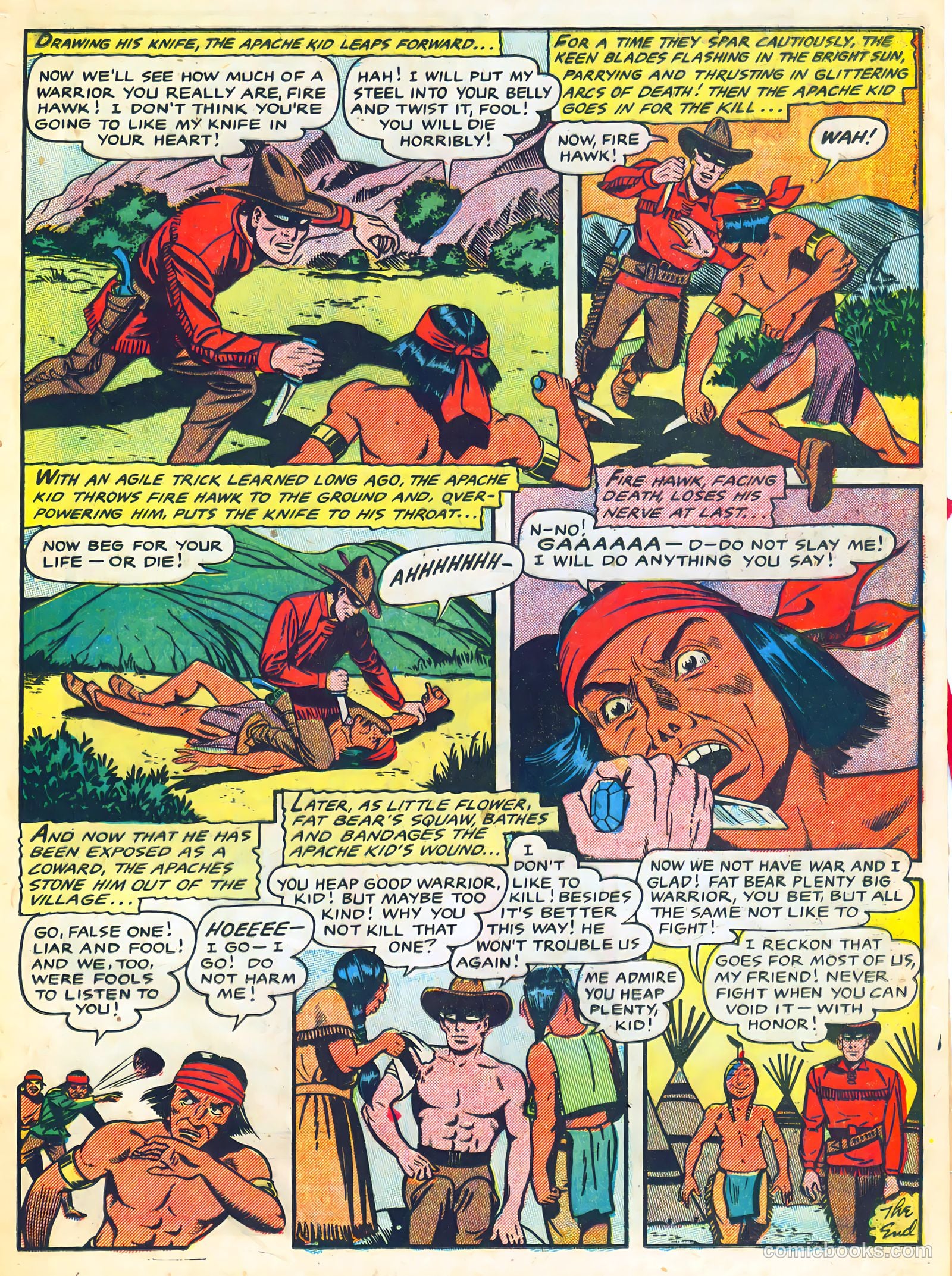 The Lone Rider #23 (1954) — page 17 of 36