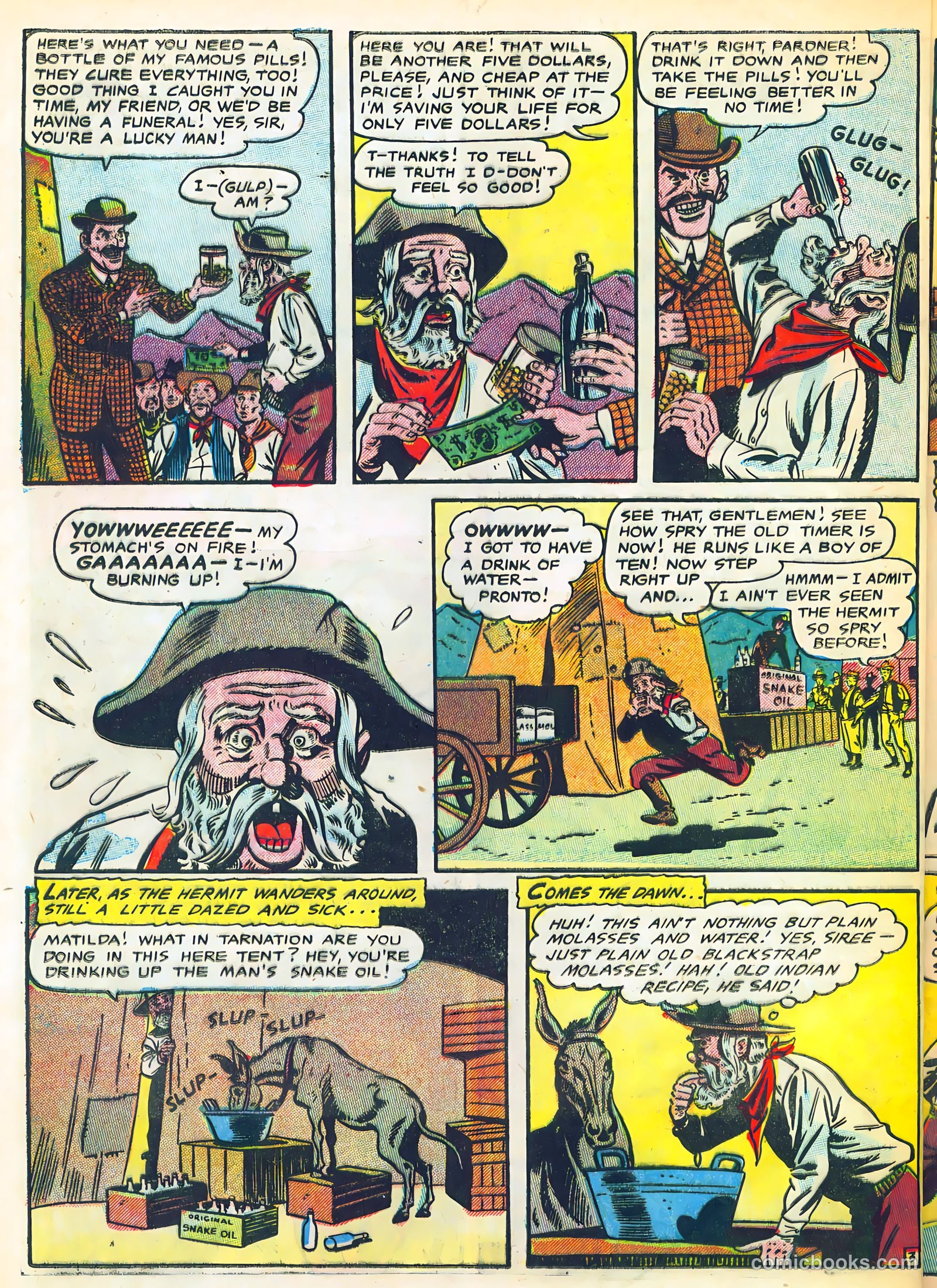 The Lone Rider #23 (1954) — page 22 of 36