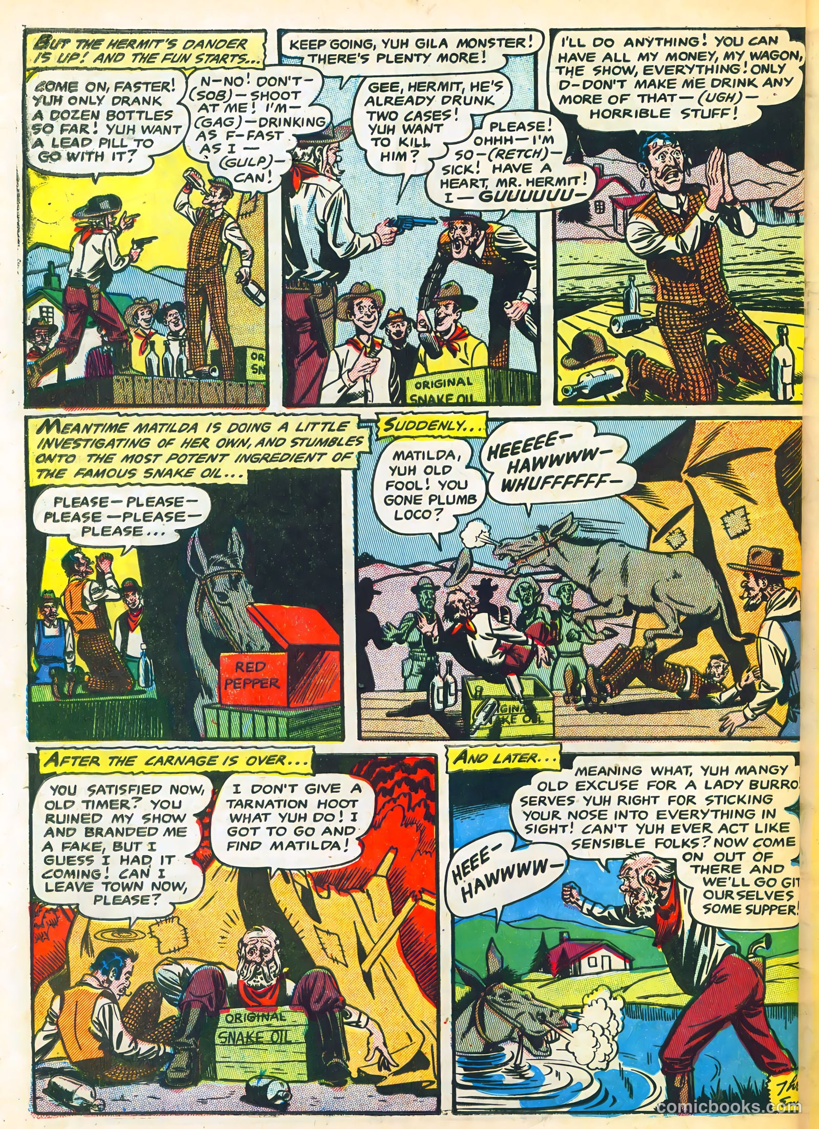 The Lone Rider #23 (1954) — page 24 of 36