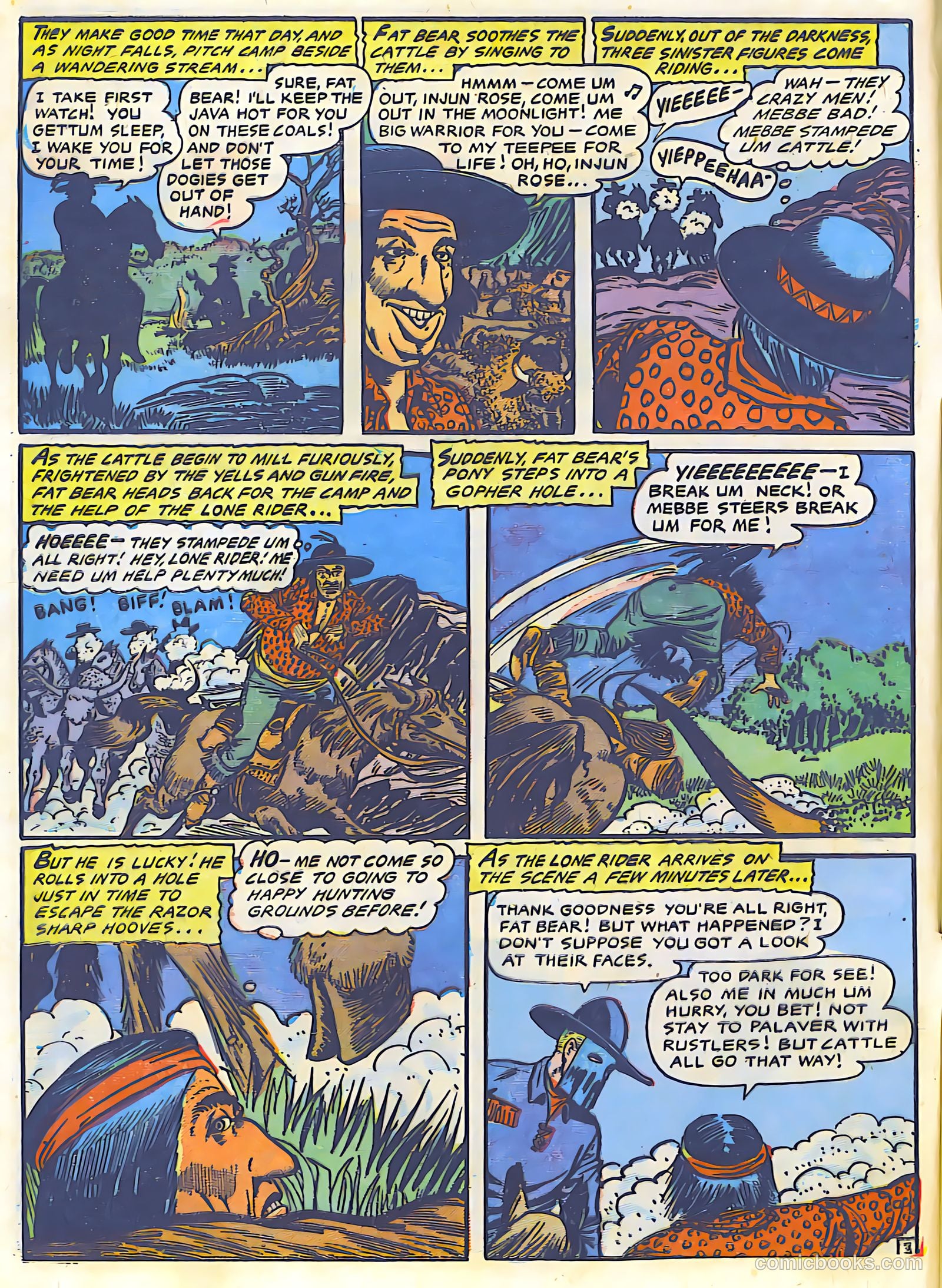 The Lone Rider #24 (1953) — page 4 of 27