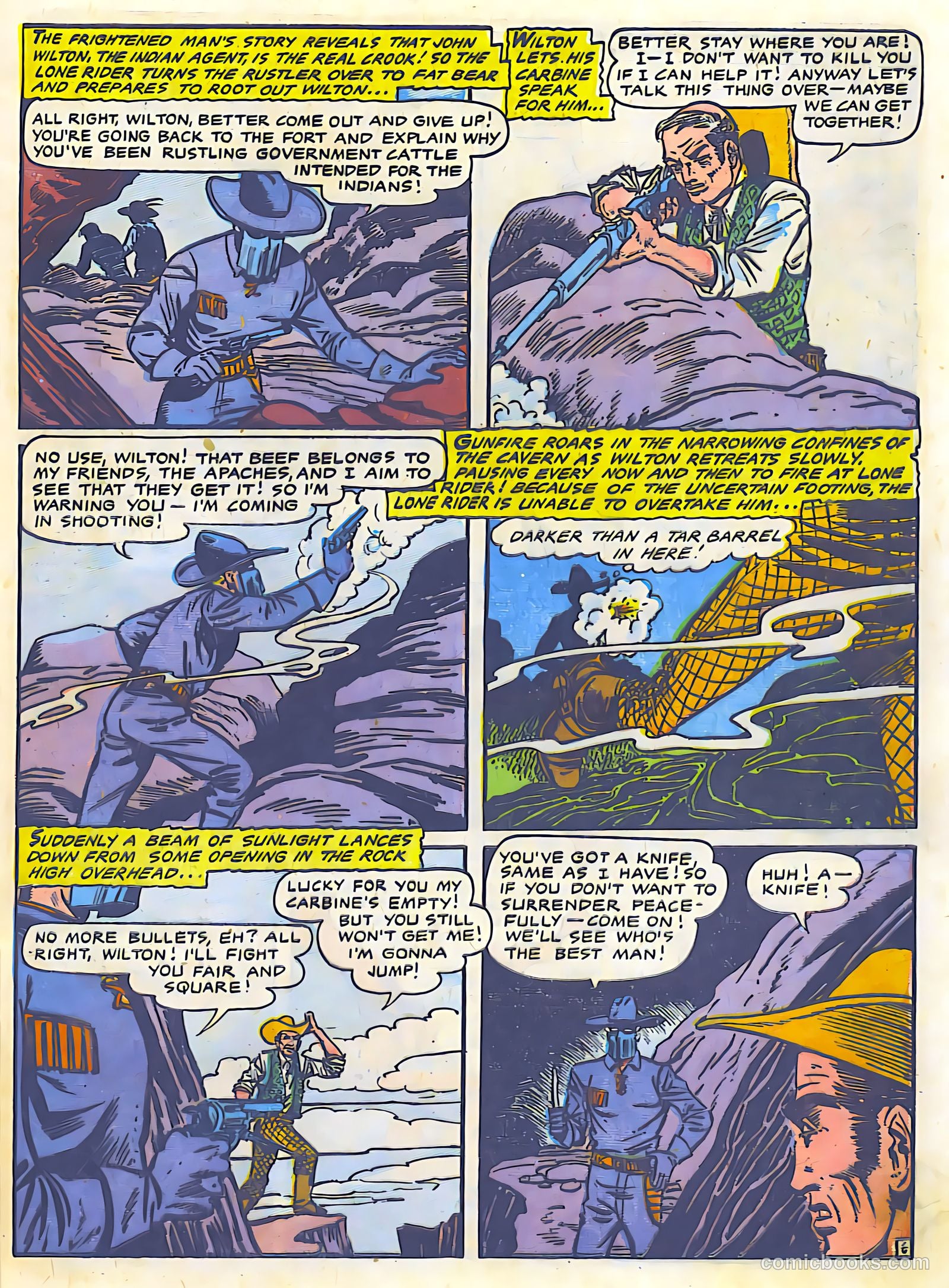 The Lone Rider #24 (1953) — page 7 of 27