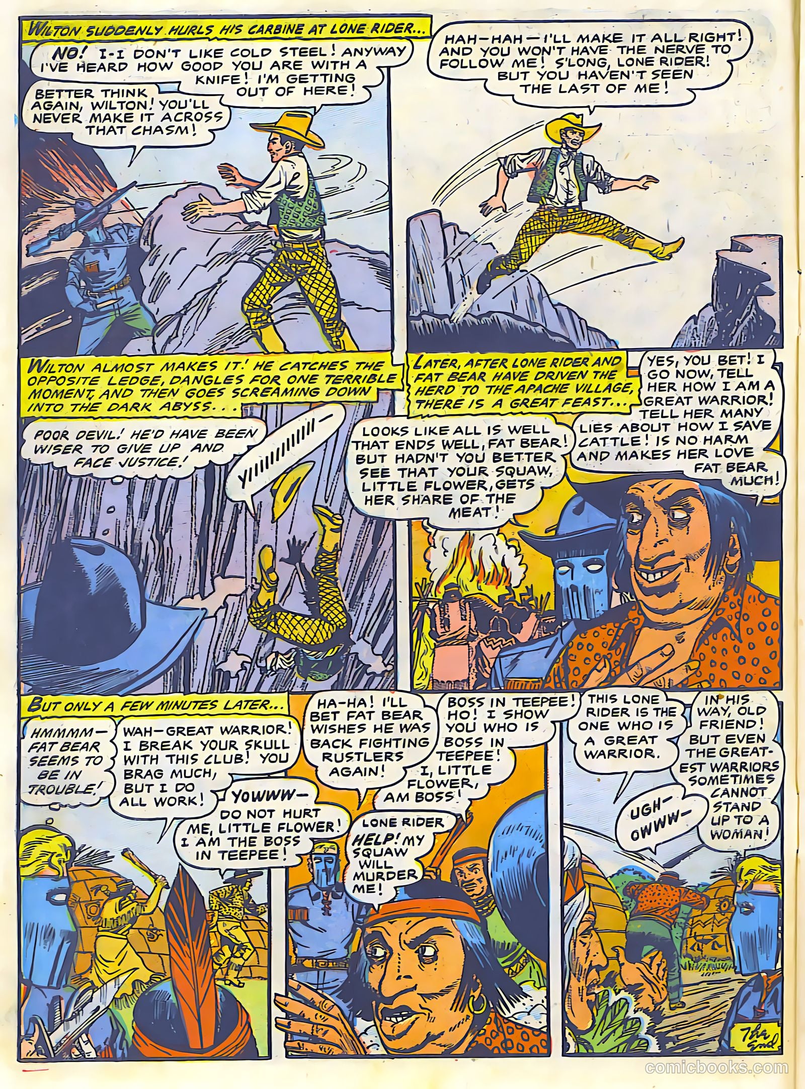 The Lone Rider #24 (1953) — page 8 of 27