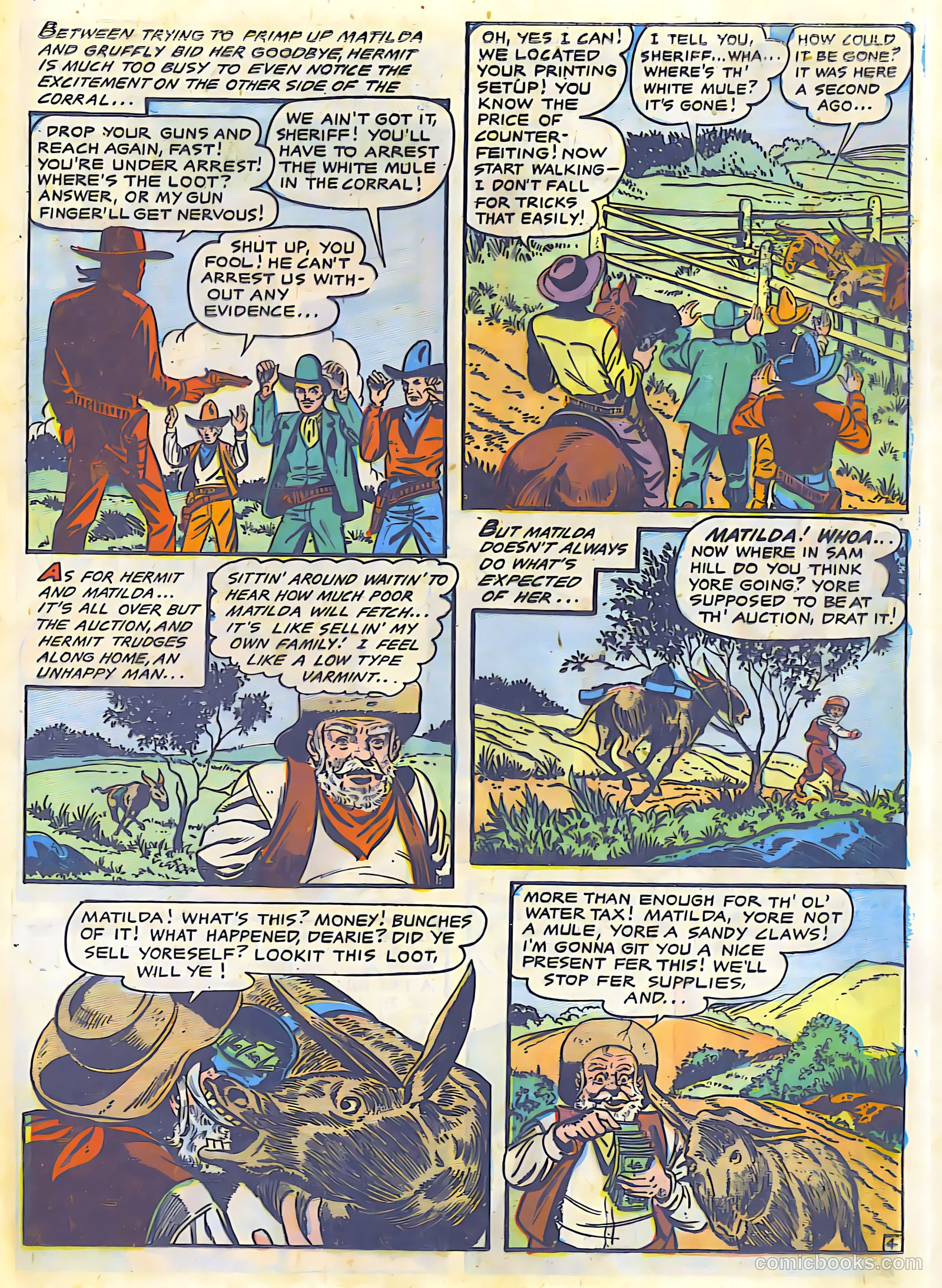 The Lone Rider #24 (1953) — page 19 of 27