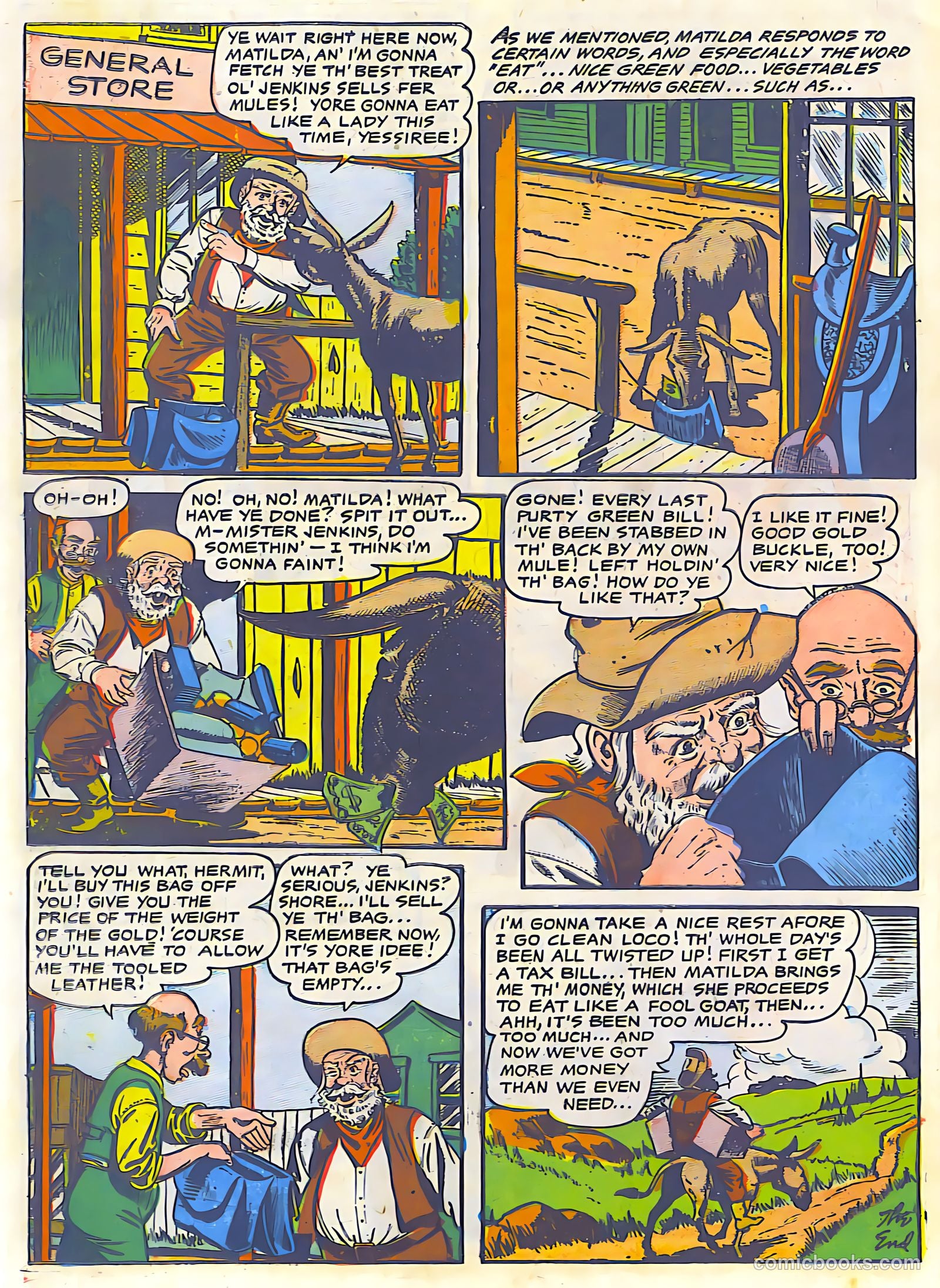The Lone Rider #24 (1953) — page 20 of 27