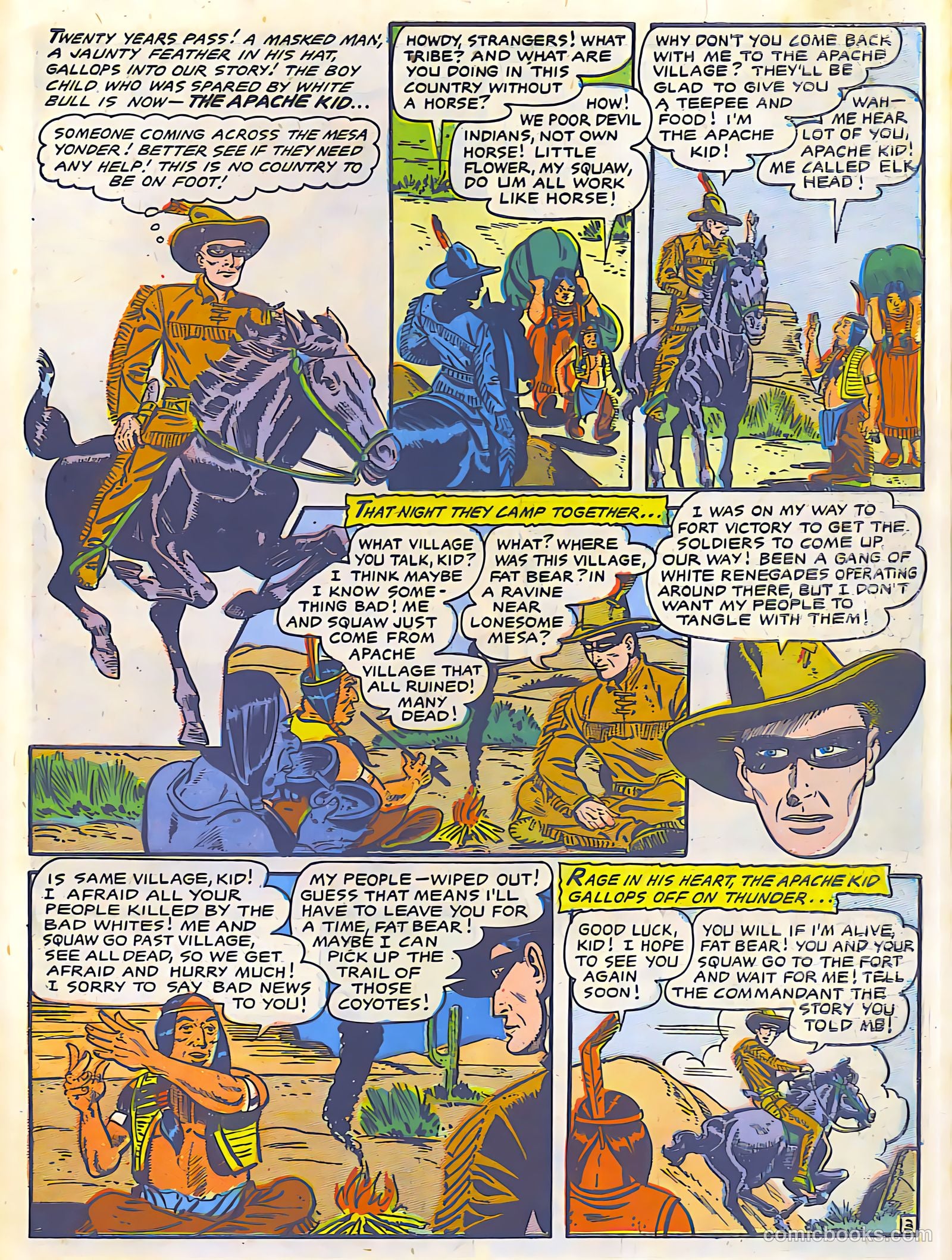 The Lone Rider #24 (1953) — page 23 of 27