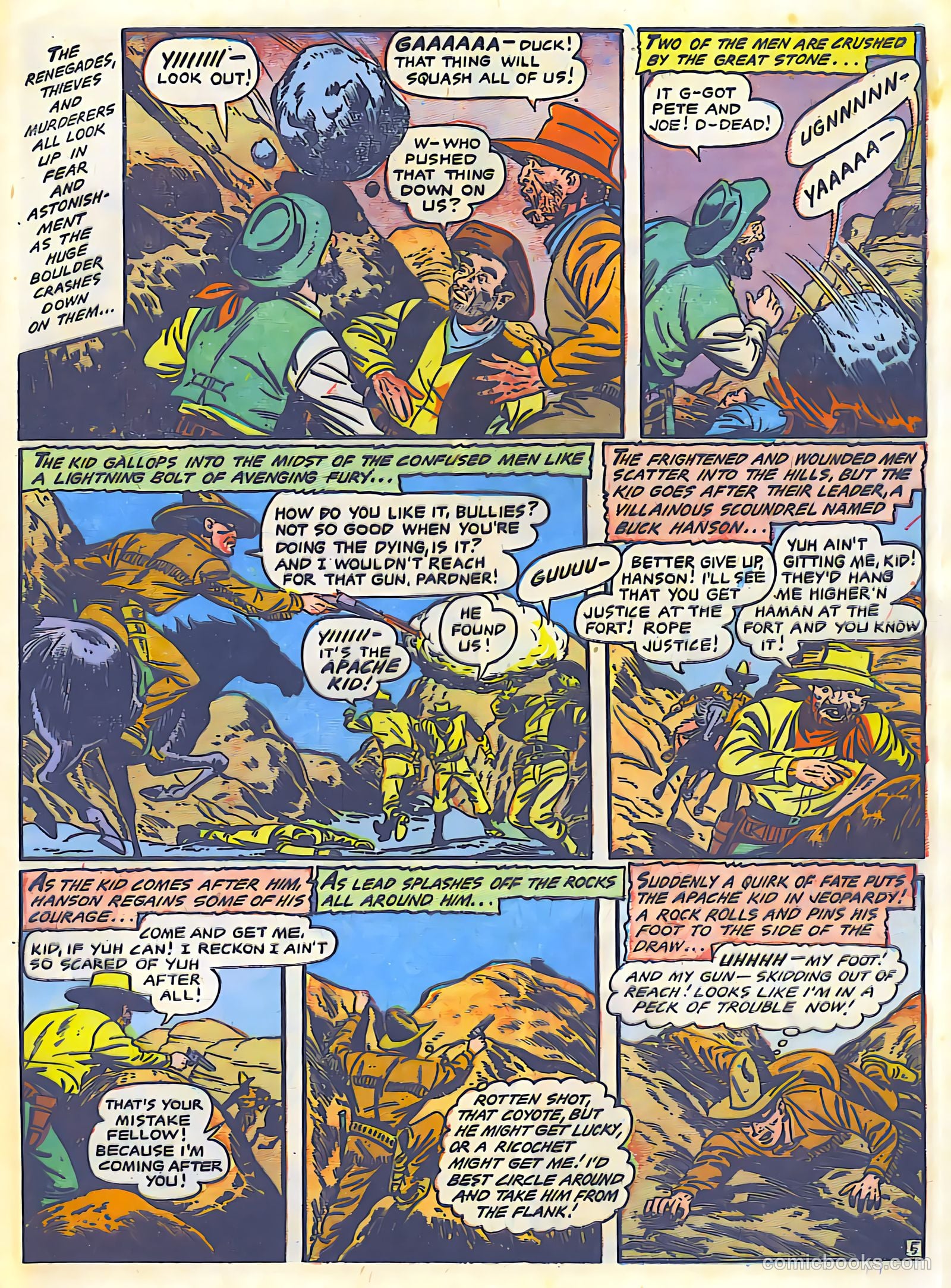 The Lone Rider #24 (1953) — page 25 of 27