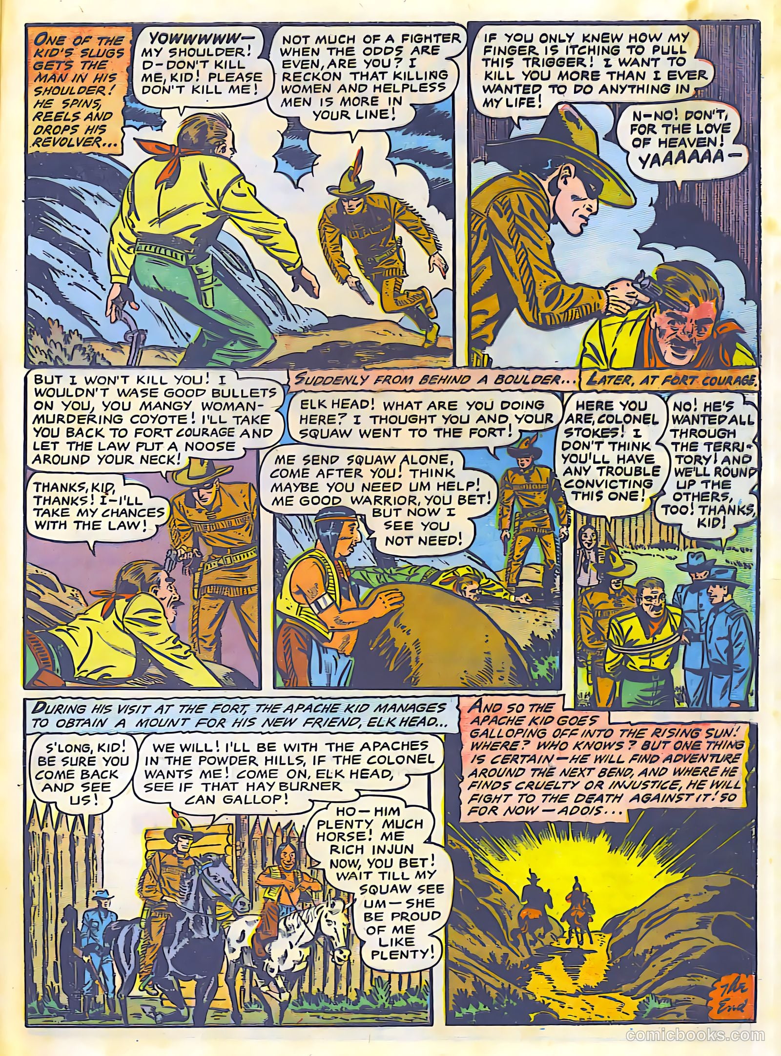 The Lone Rider #24 (1953) — page 27 of 27