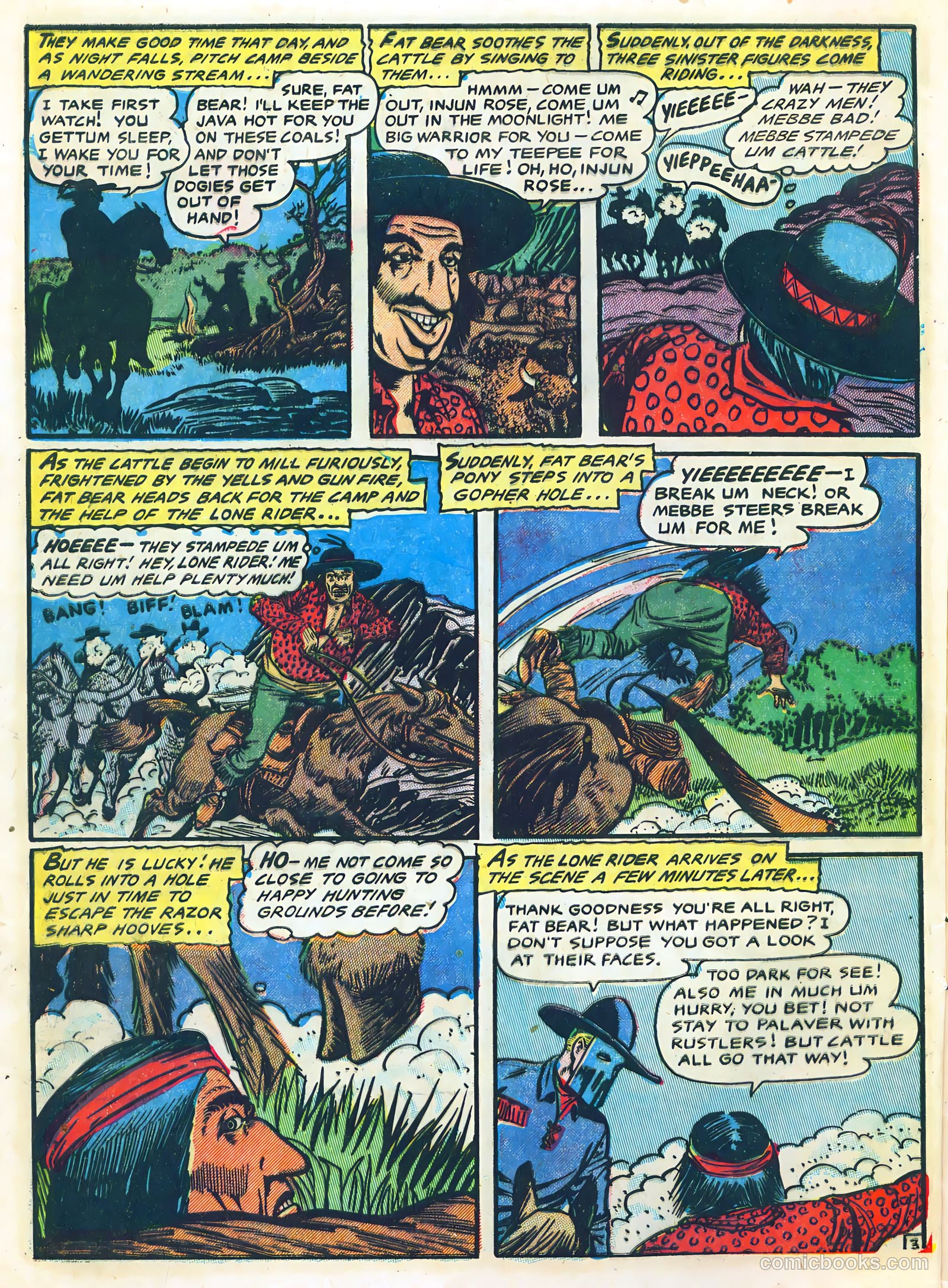 The Lone Rider #24 (1955) — page 6 of 36