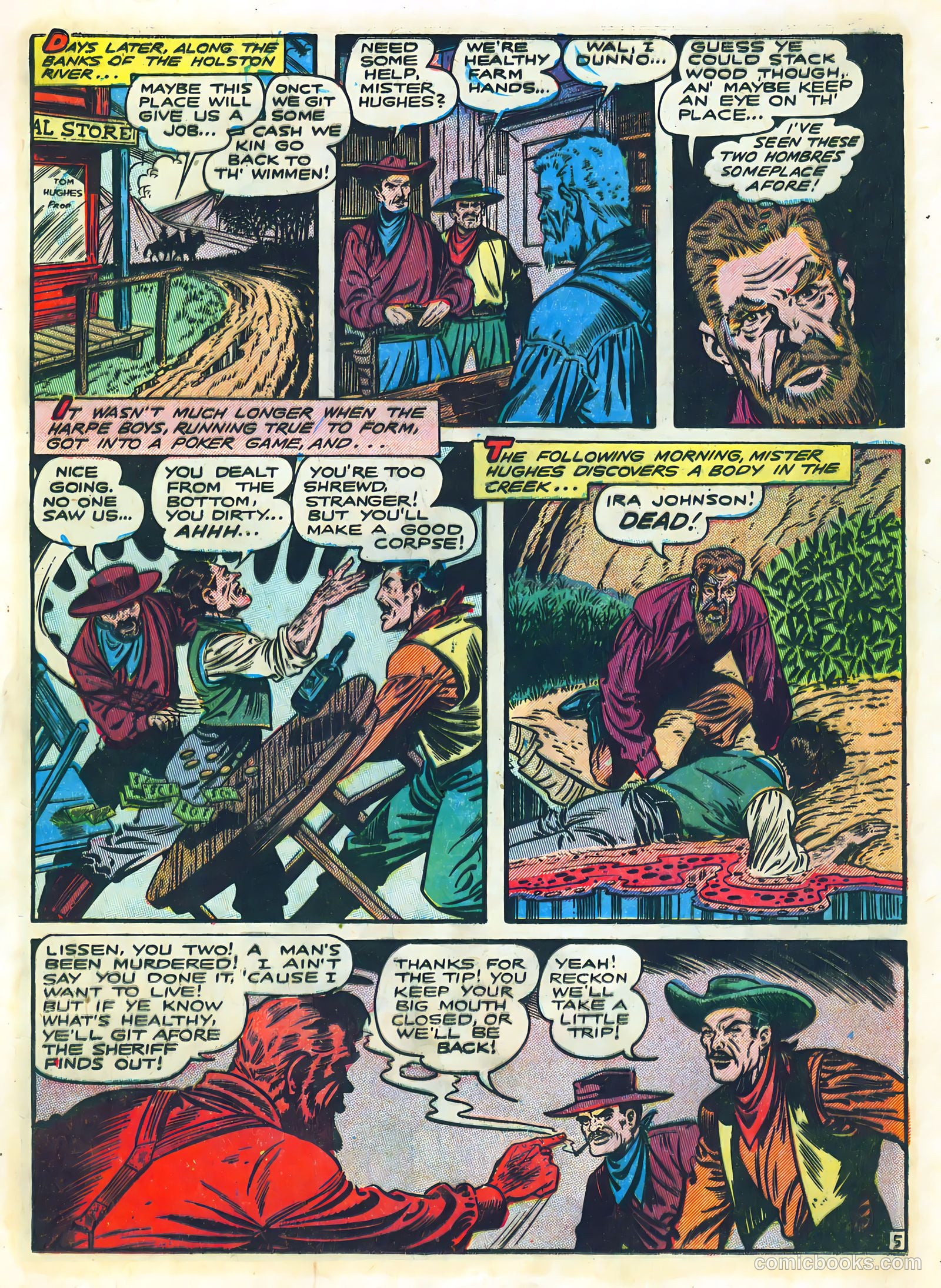 The Lone Rider #24 (1955) — page 15 of 36