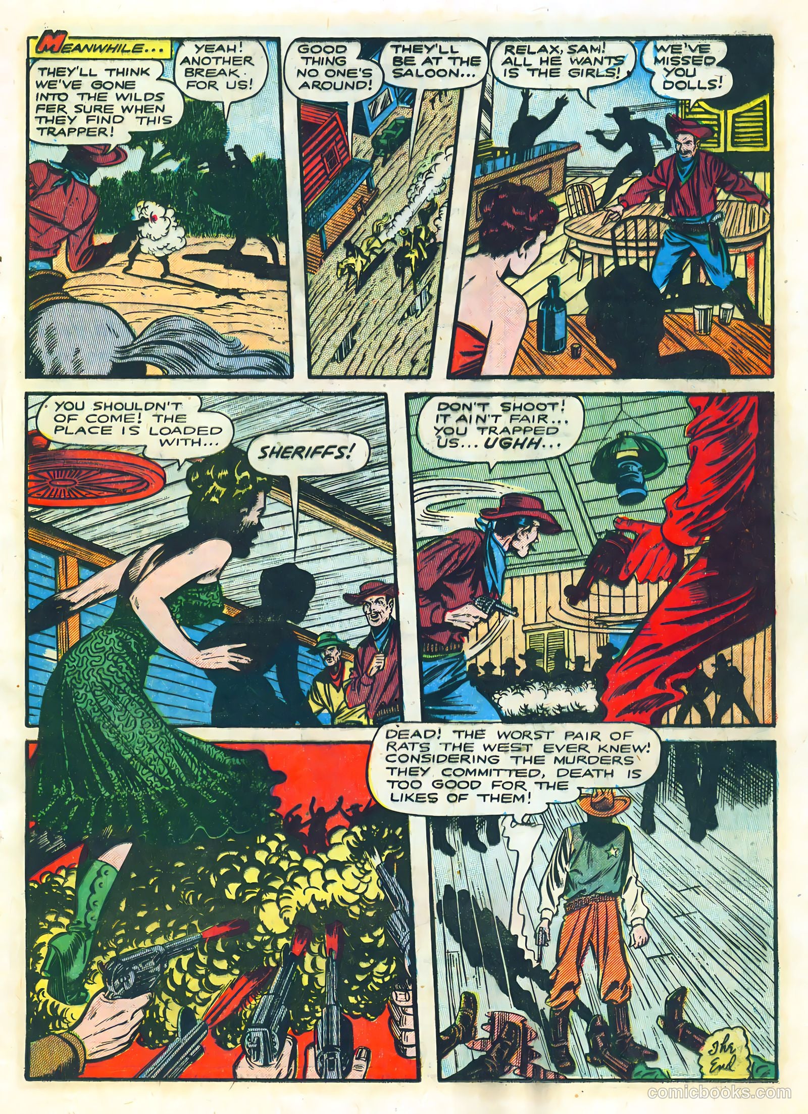 The Lone Rider #24 (1955) — page 17 of 36