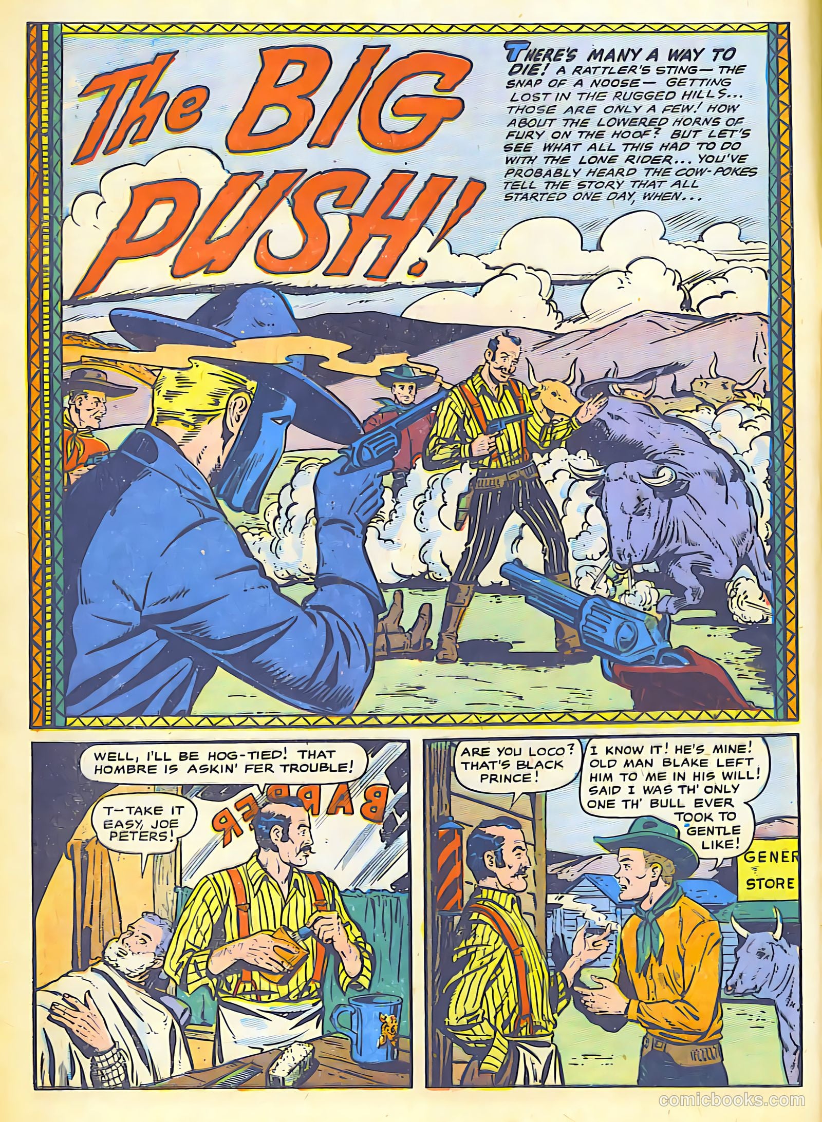 The Lone Rider #25 (1955) — page 4 of 36