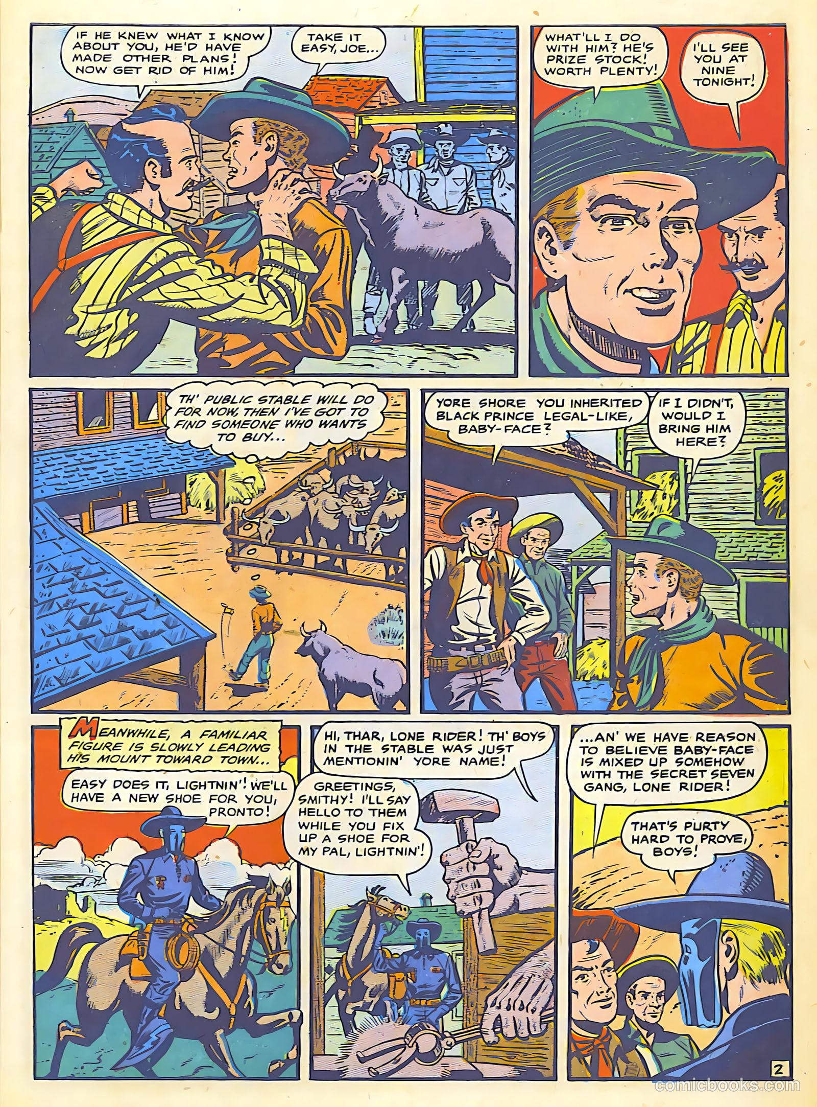 The Lone Rider #25 (1955) — page 5 of 36