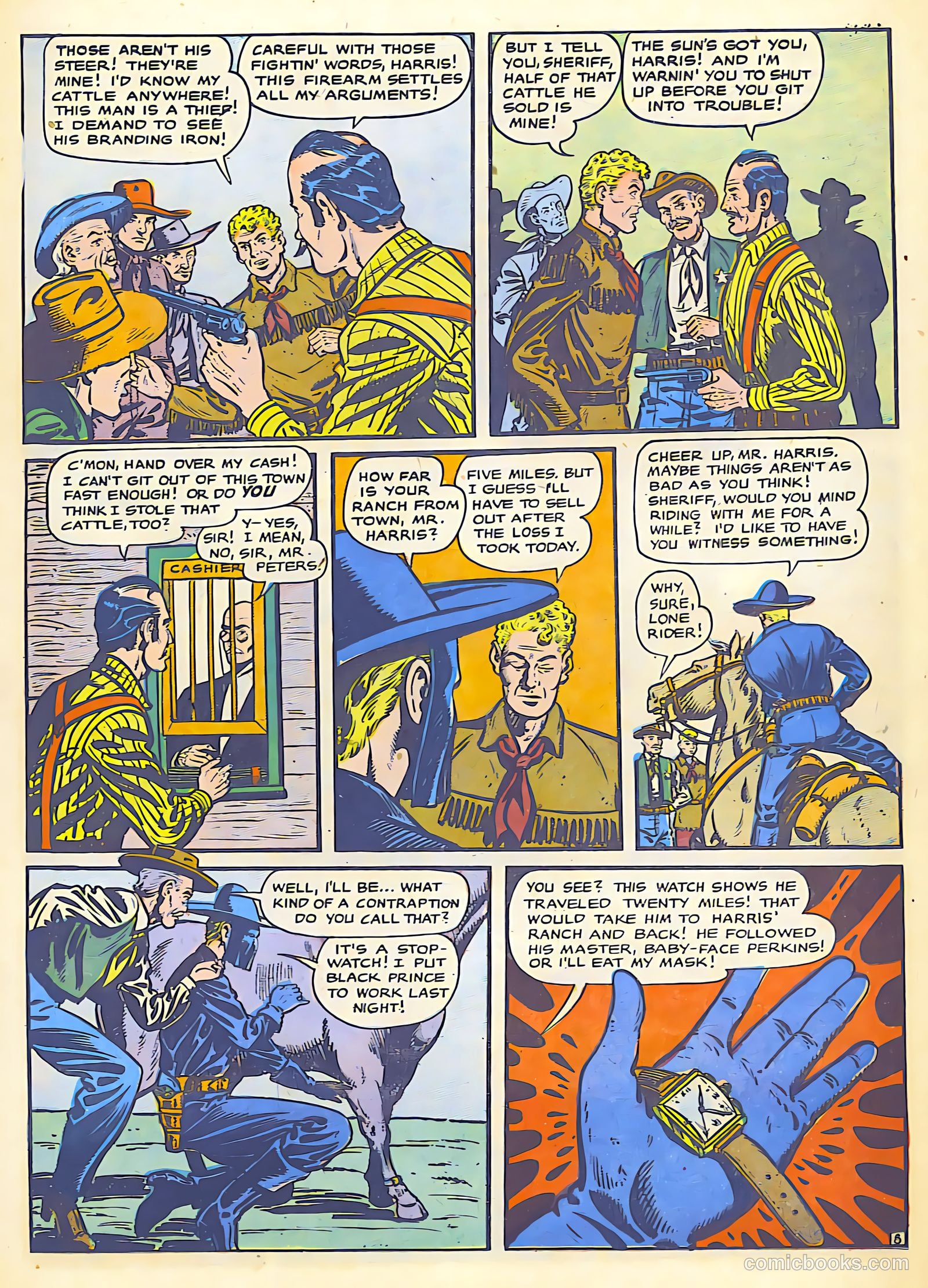 The Lone Rider #25 (1955) — page 11 of 36