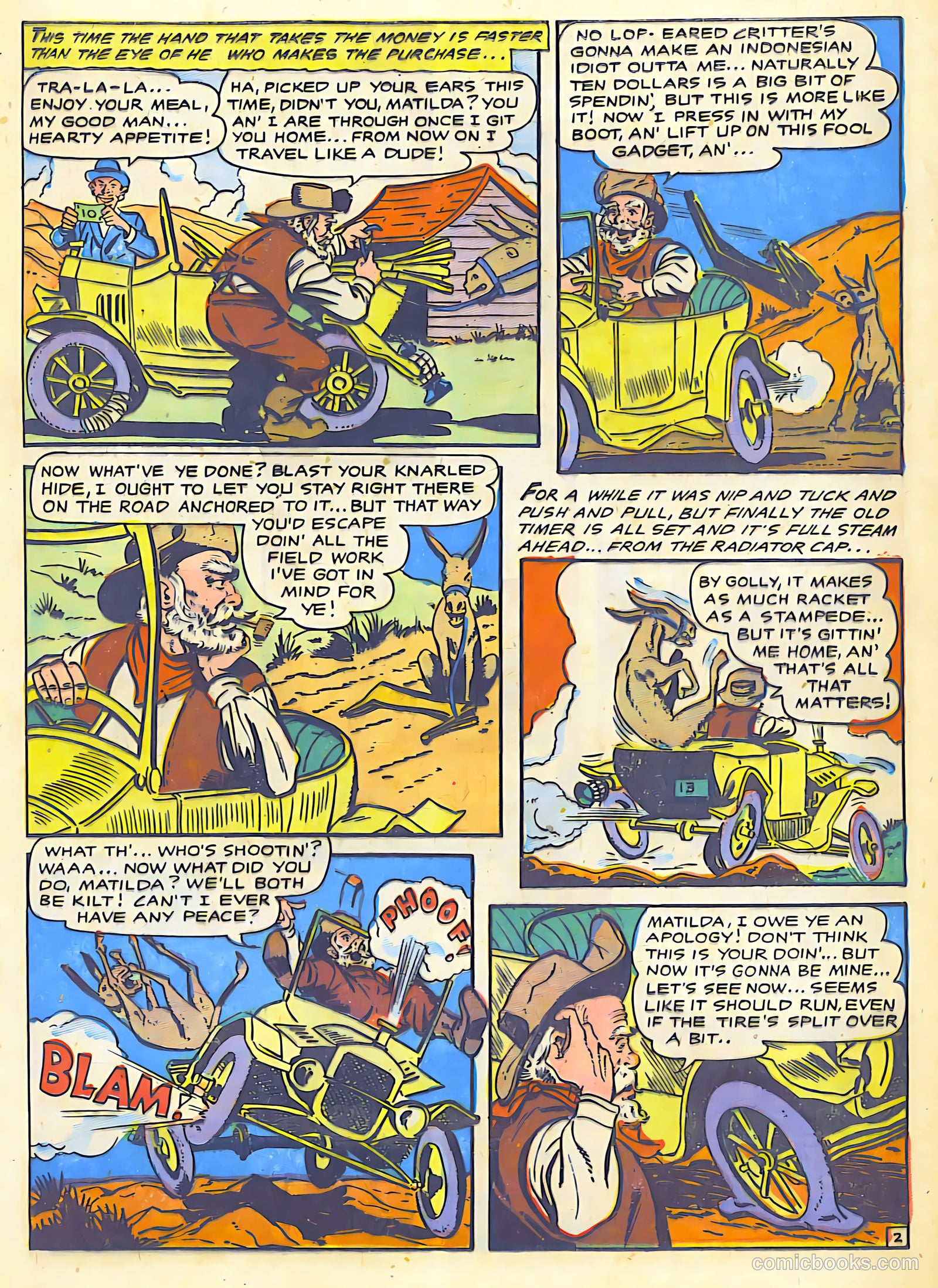 The Lone Rider #25 (1955) — page 15 of 36