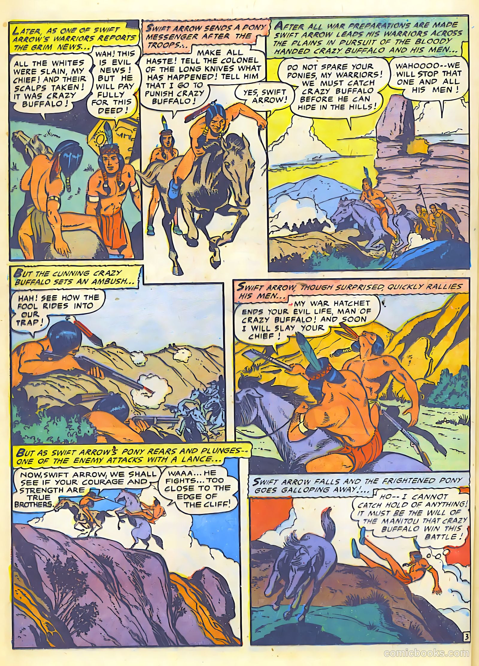 The Lone Rider #25 (1955) — page 22 of 36
