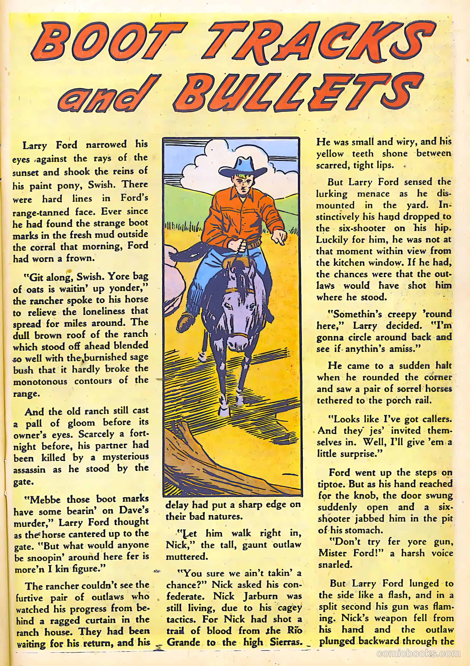 The Lone Rider #25 (1955) — page 27 of 36