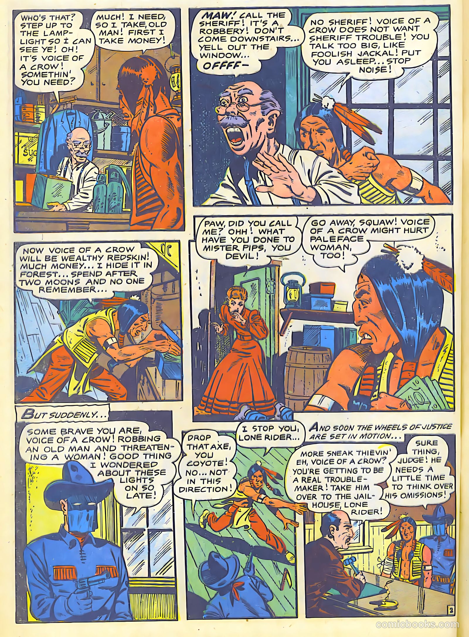 The Lone Rider #25 (1955) — page 30 of 36
