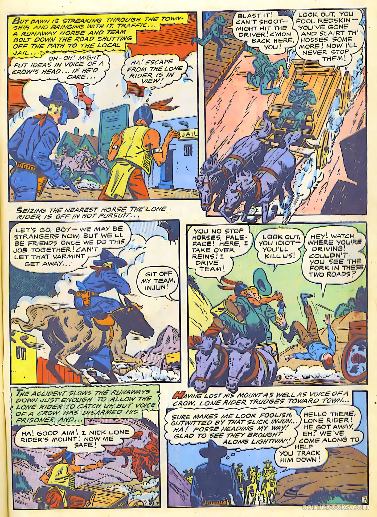 The Lone Rider #25 (1955) — page 31 of 36