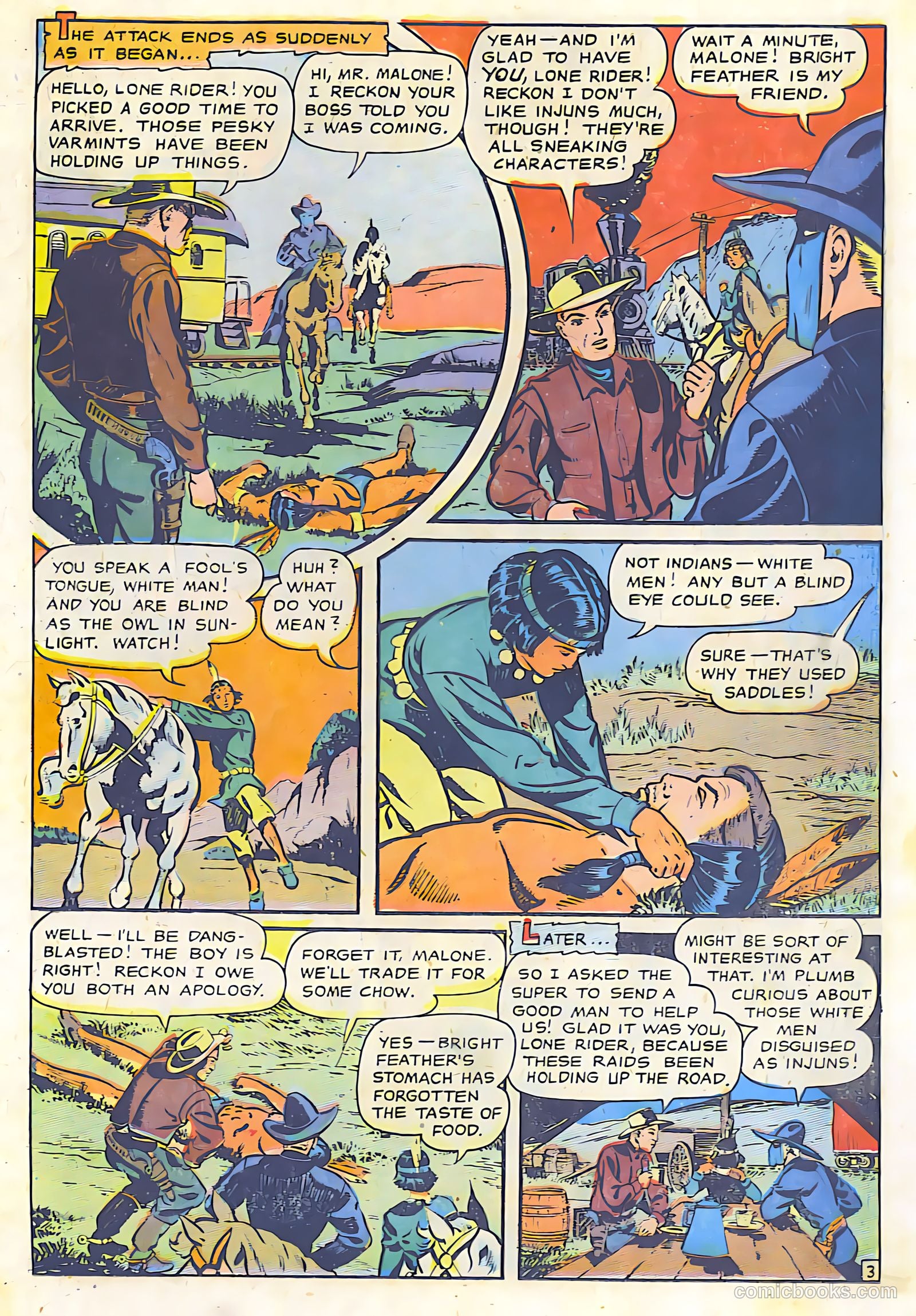 The Lone Rider #26 (1955) — page 25 of 36