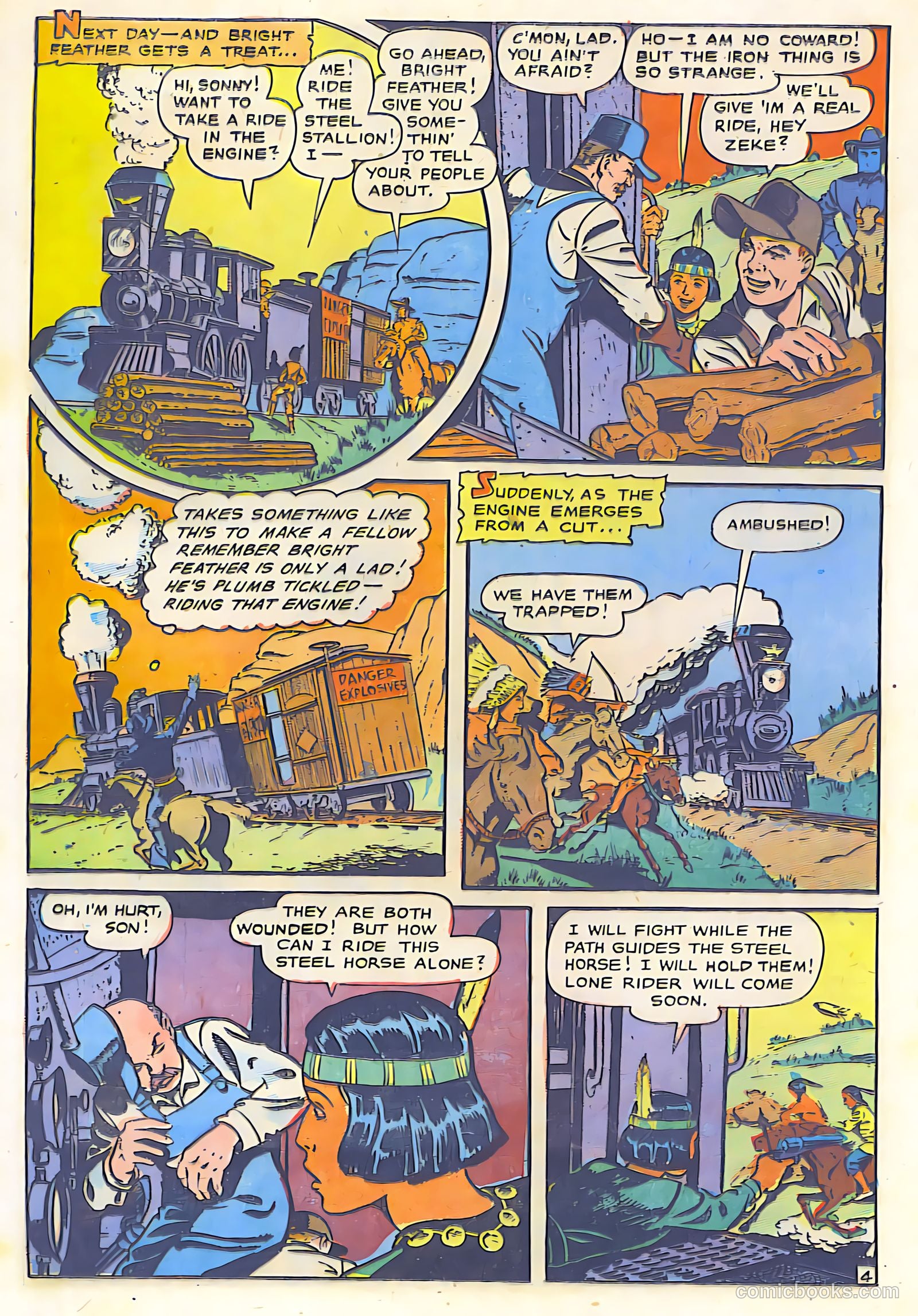 The Lone Rider #26 (1955) — page 26 of 36
