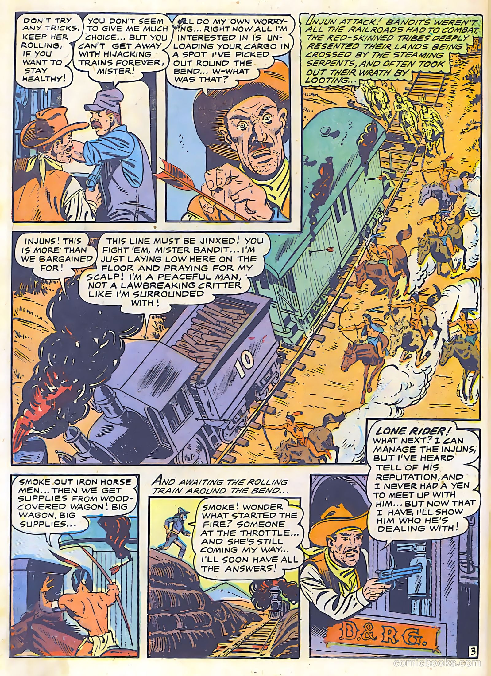 The Lone Rider #26 (1955) — page 32 of 36