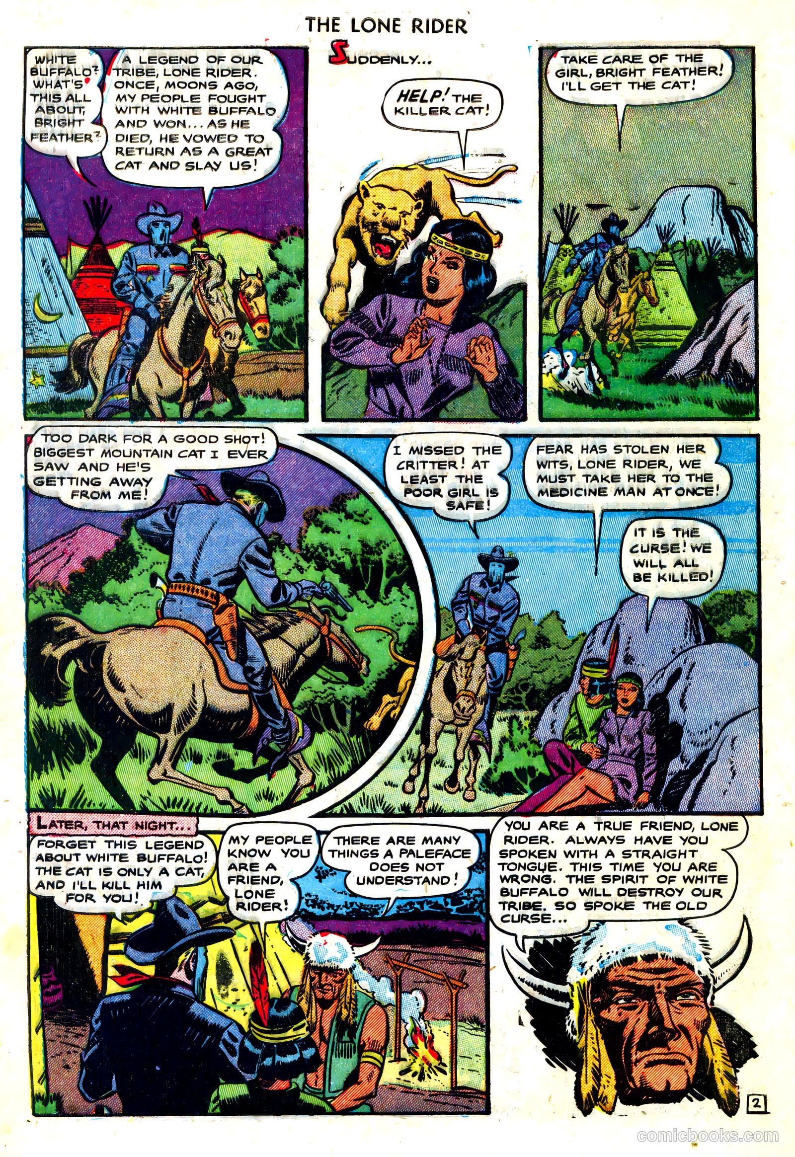 The Lone Rider #3 (1951) — page 4 of 36