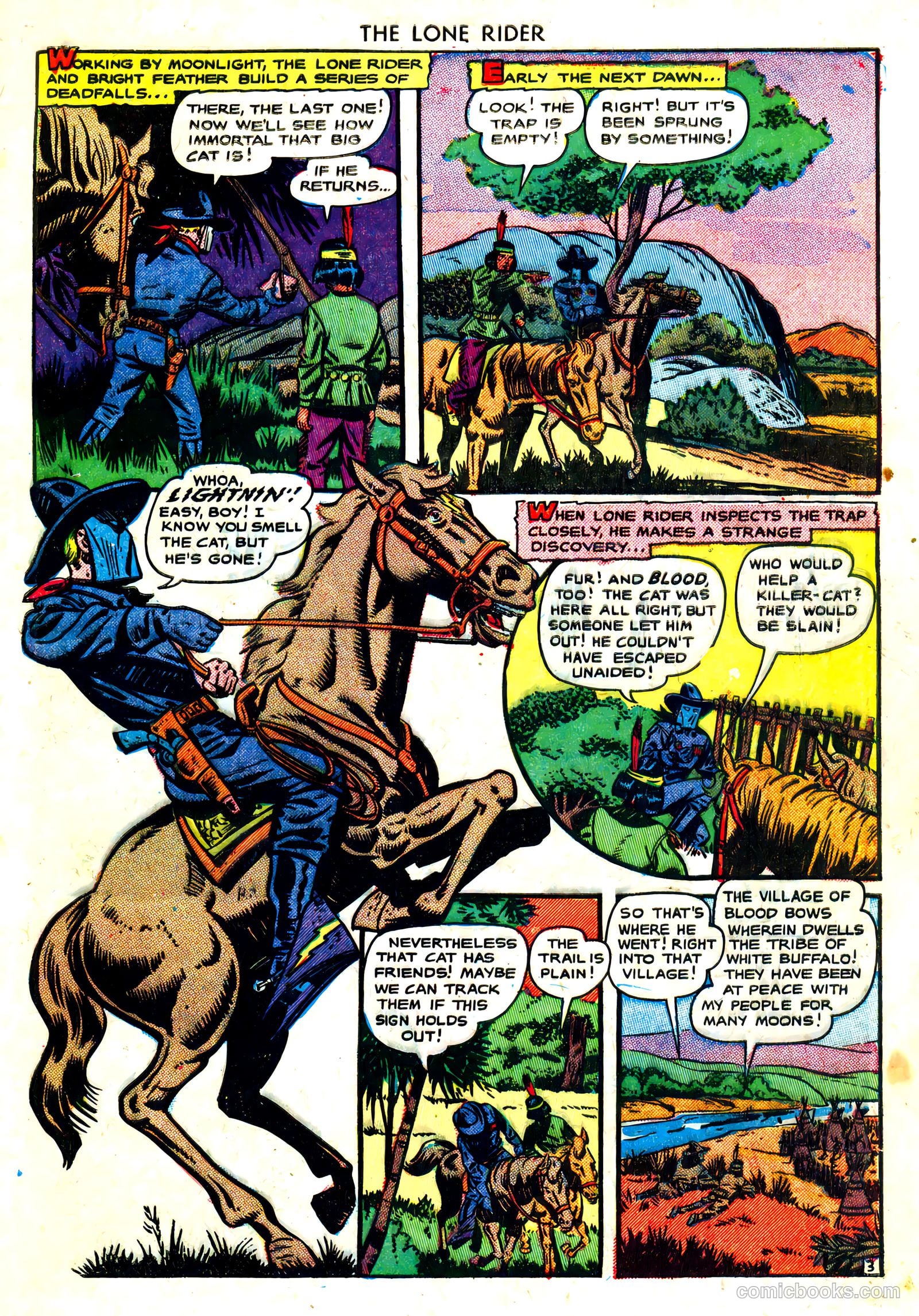 The Lone Rider #3 (1951) — page 5 of 36