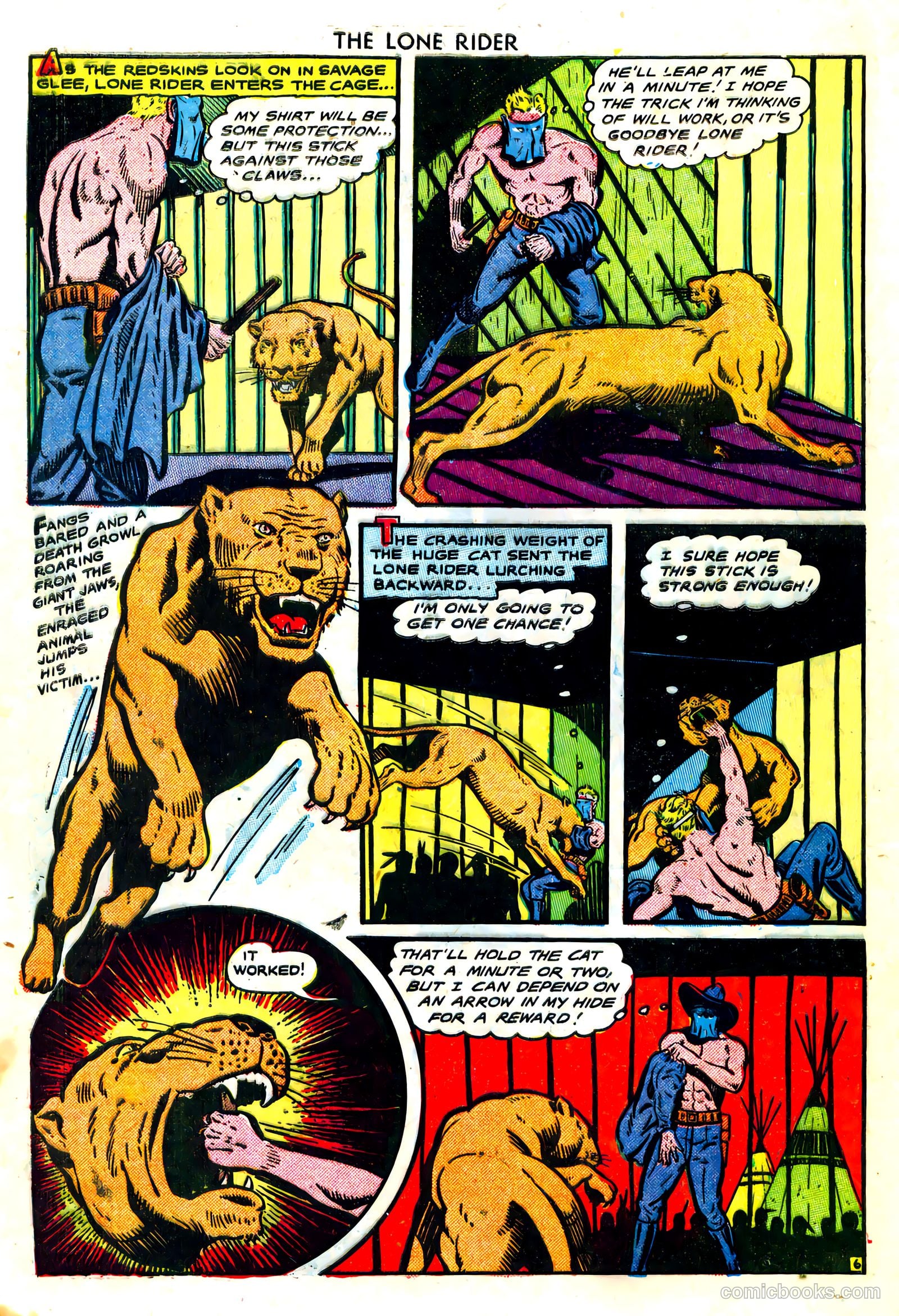The Lone Rider #3 (1951) — page 8 of 36