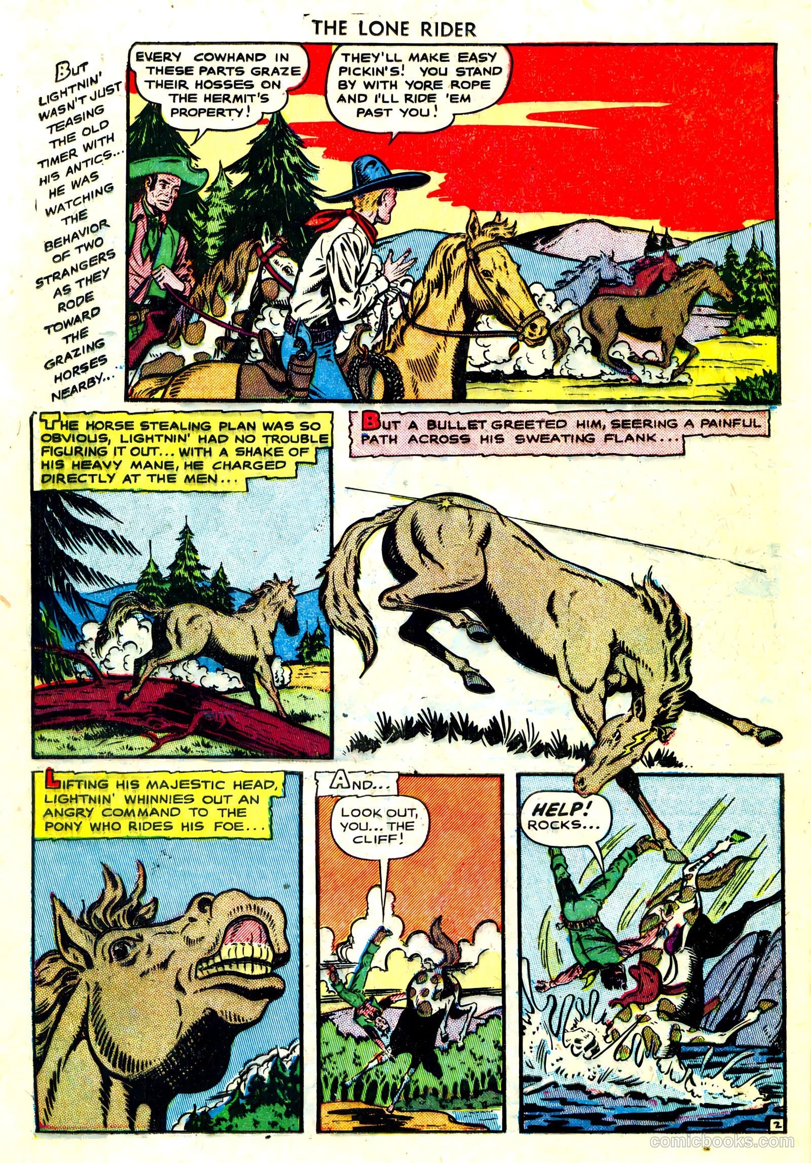 The Lone Rider #3 (1951) — page 12 of 36