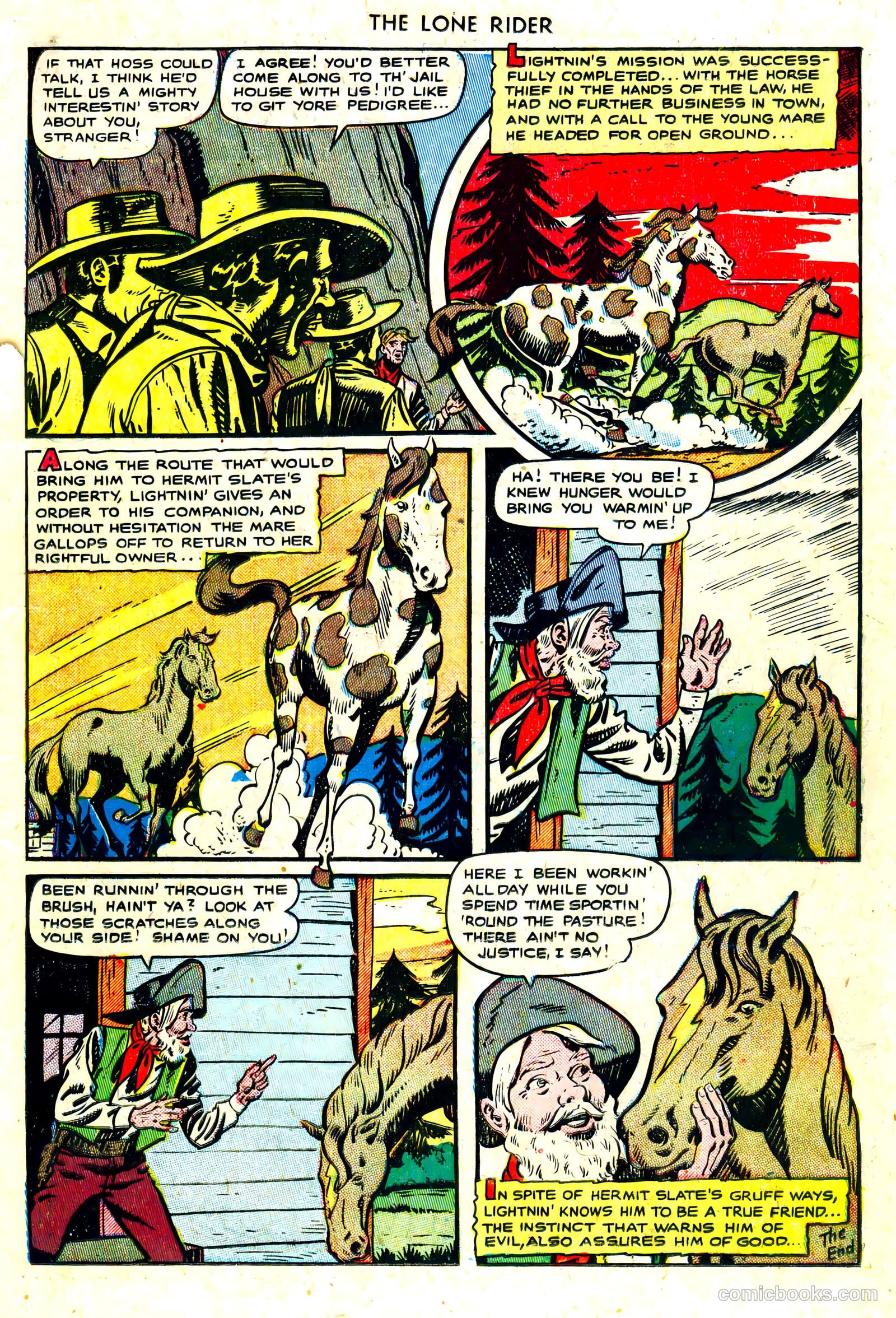 The Lone Rider #3 (1951) — page 15 of 36