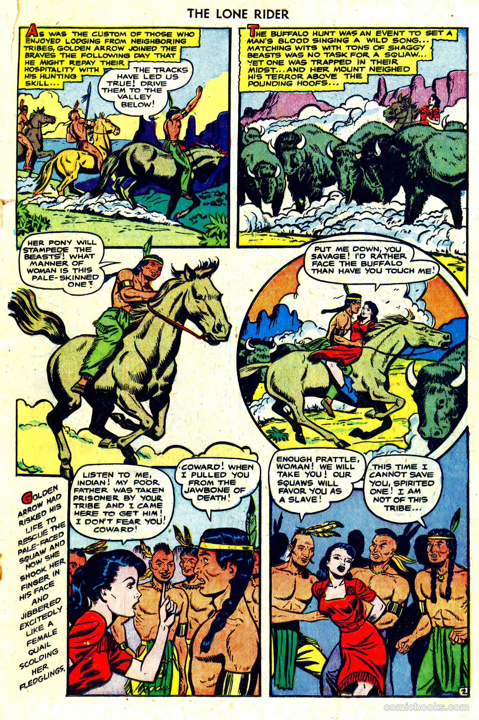 The Lone Rider #3 (1951) — page 19 of 36