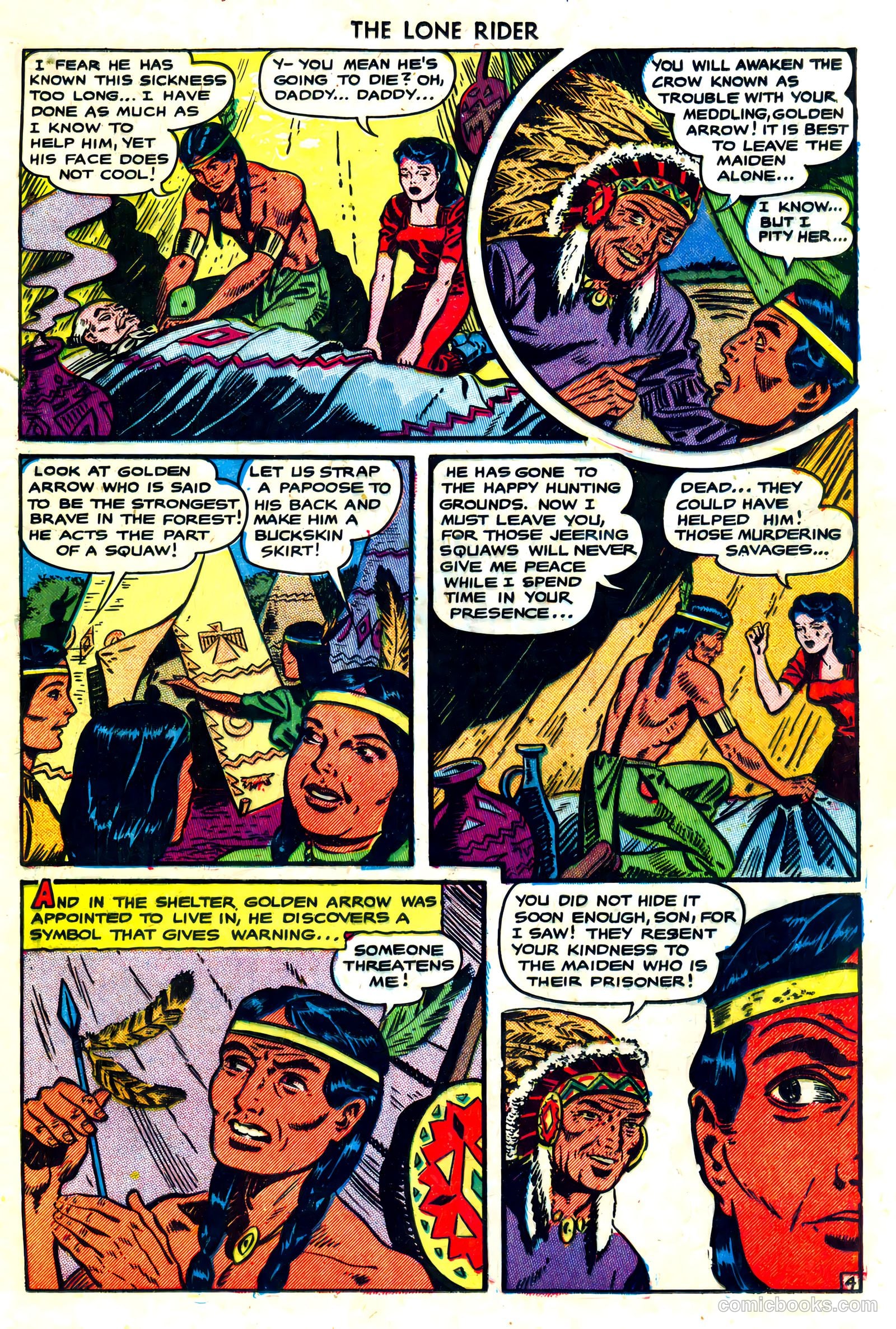 The Lone Rider #3 (1951) — page 21 of 36