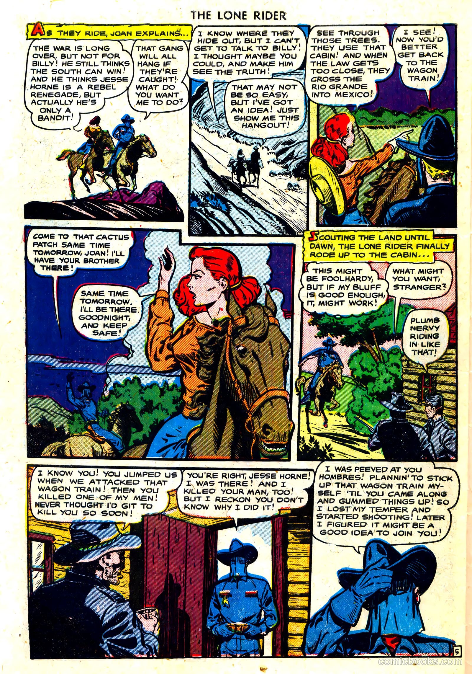 The Lone Rider #3 (1951) — page 30 of 36