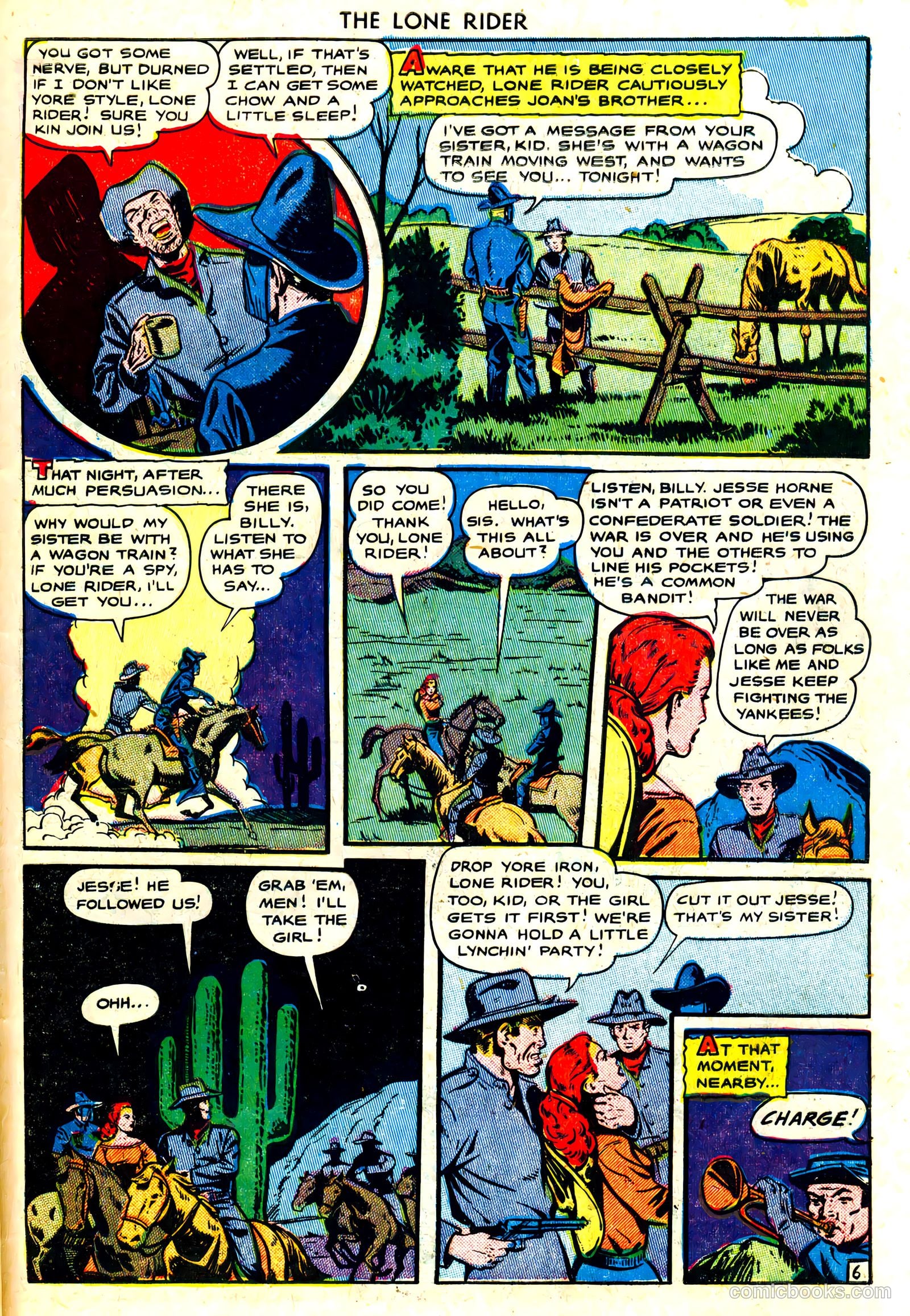 The Lone Rider #3 (1951) — page 31 of 36
