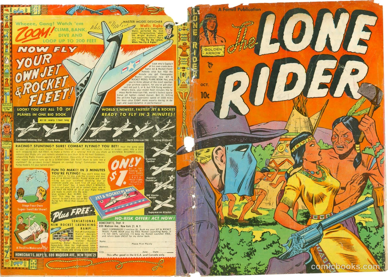 The Lone Rider #4 (1954) — page 3 of 39
