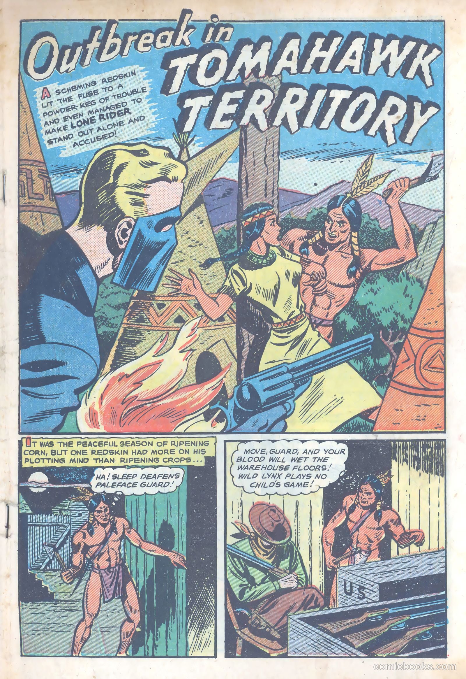 The Lone Rider #4 (1954) — page 5 of 39