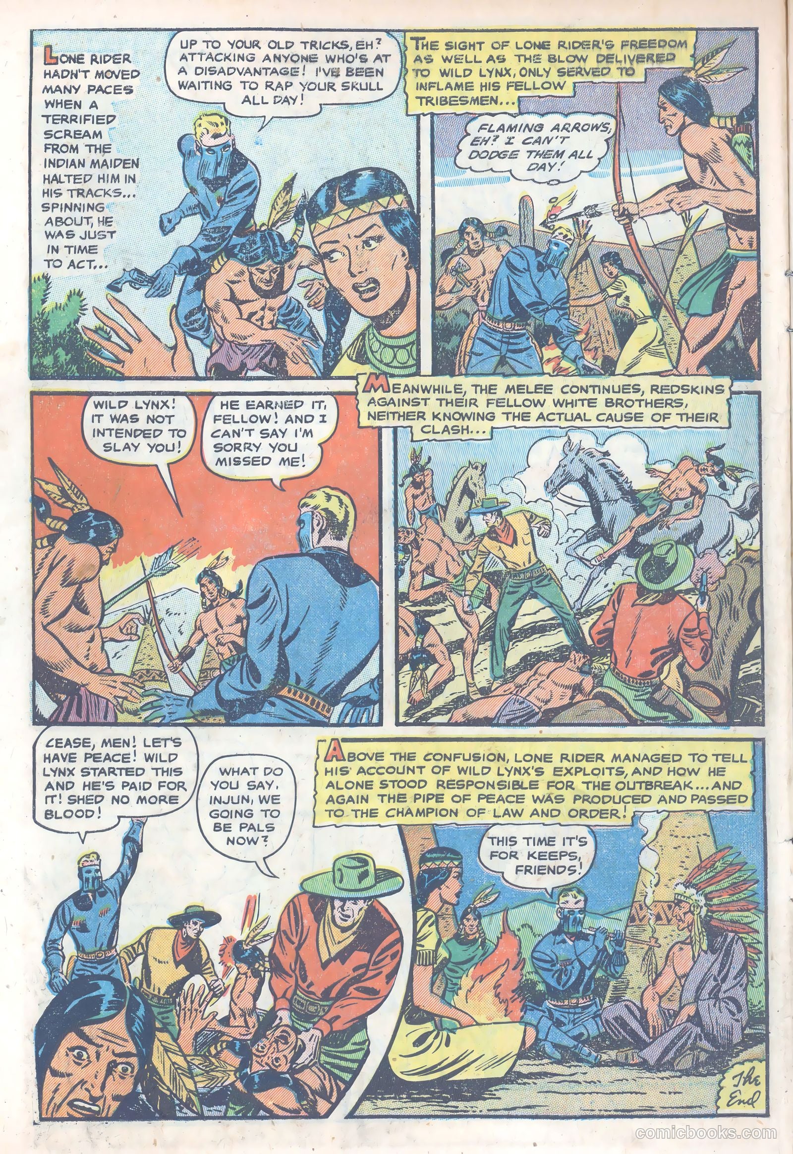The Lone Rider #4 (1954) — page 12 of 39