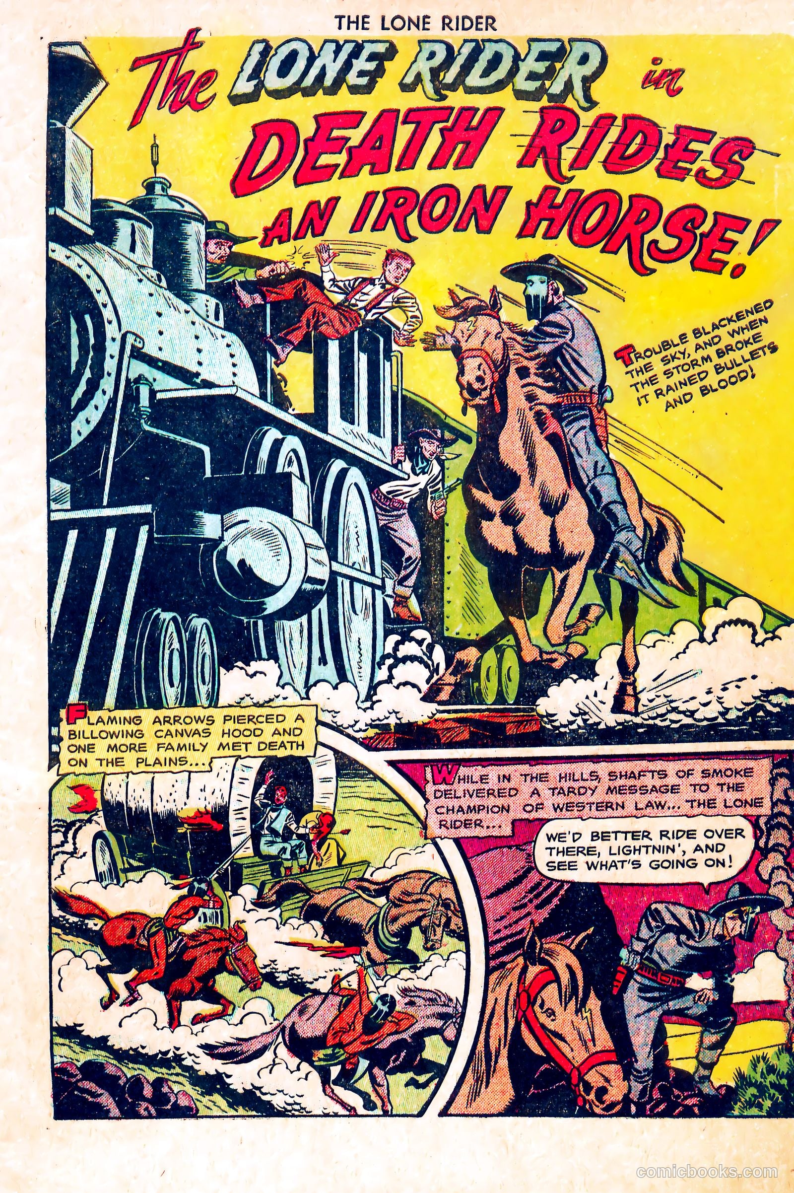 The Lone Rider #5 (1951) — page 3 of 36