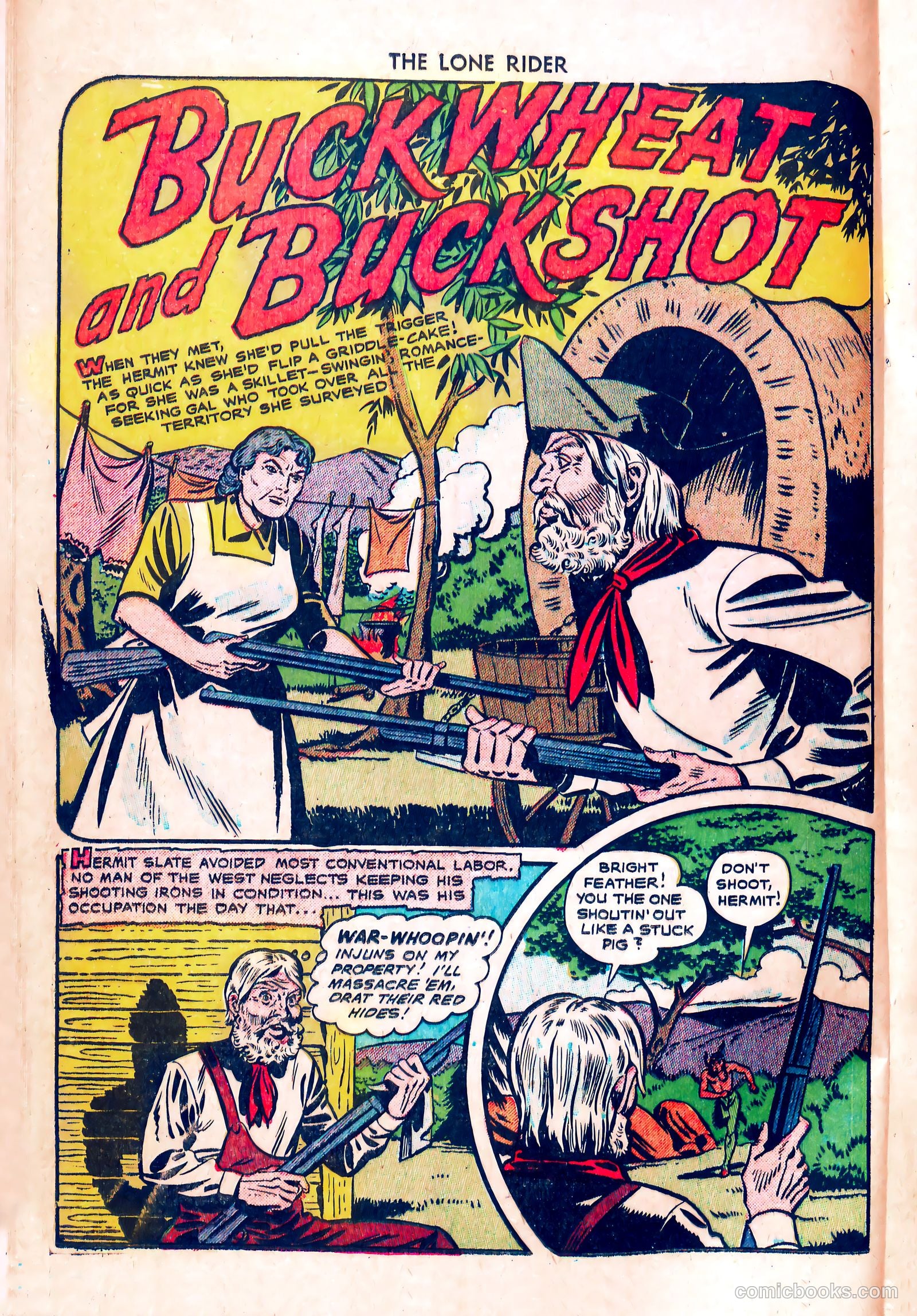 The Lone Rider #5 (1951) — page 12 of 36