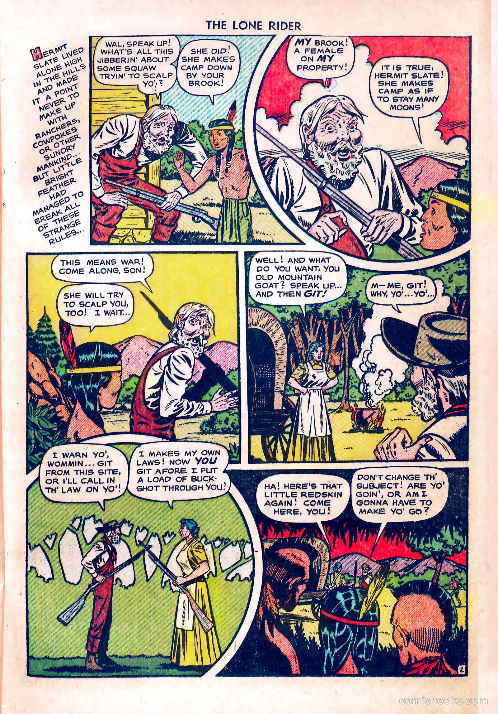 The Lone Rider #5 (1951) — page 13 of 36