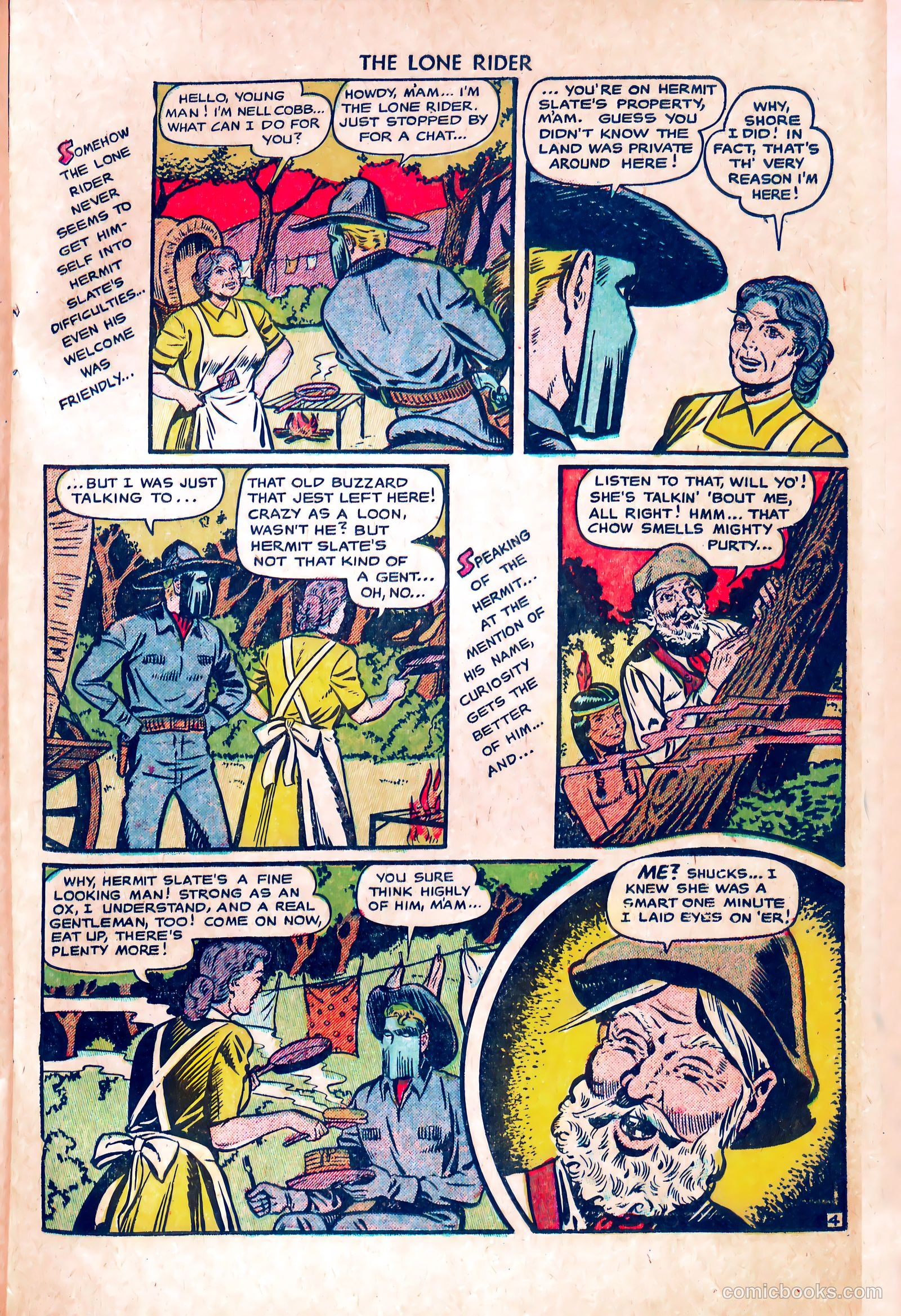 The Lone Rider #5 (1951) — page 15 of 36