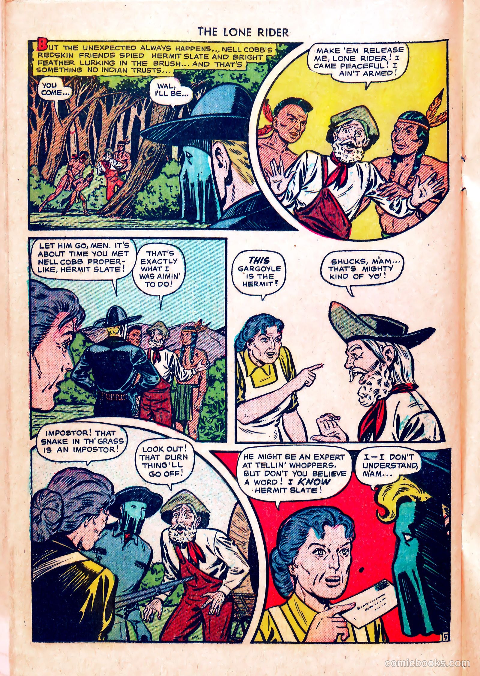 The Lone Rider #5 (1951) — page 16 of 36